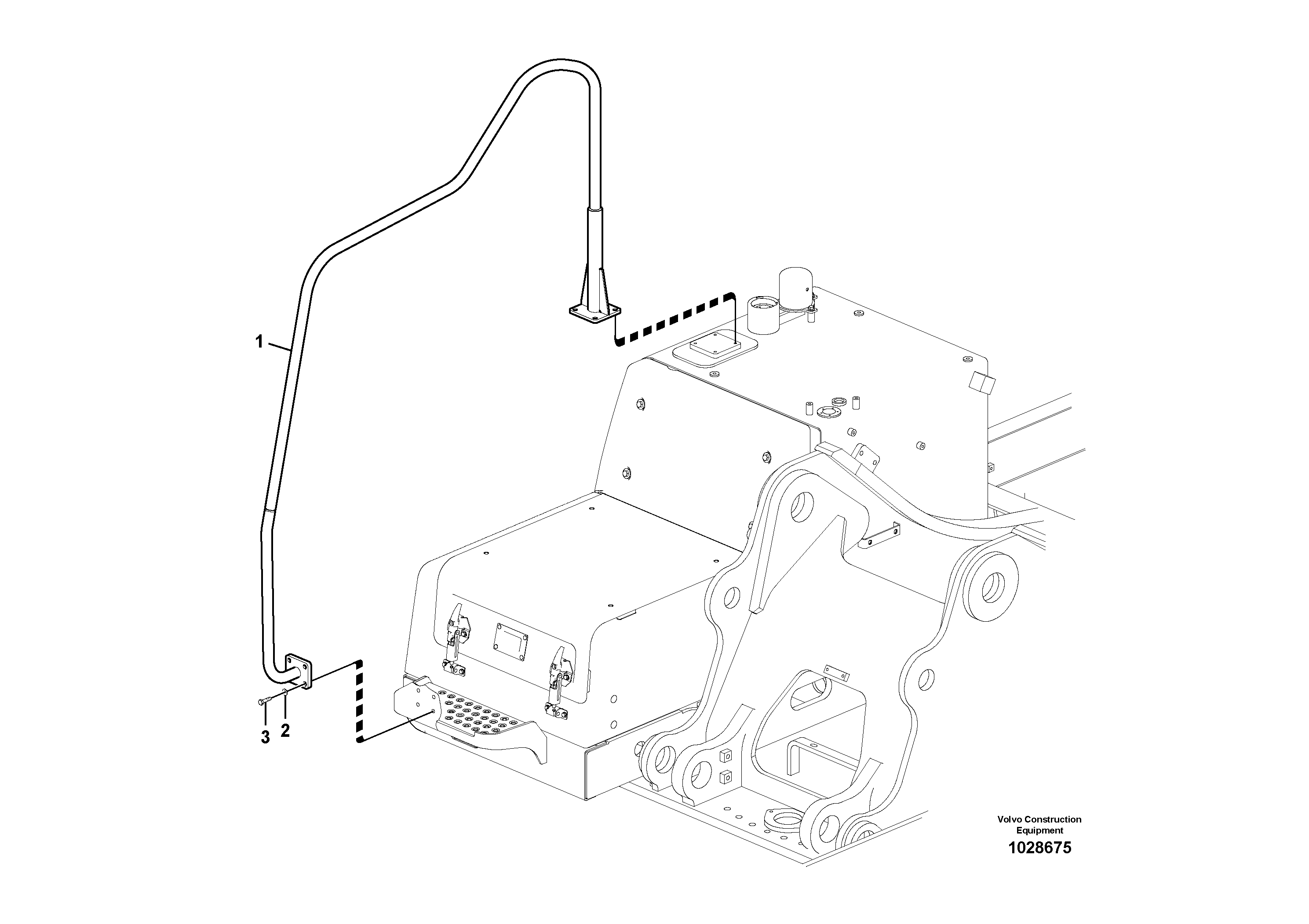 Схема запчастей Volvo EC240C - 33921 Перила EC240C