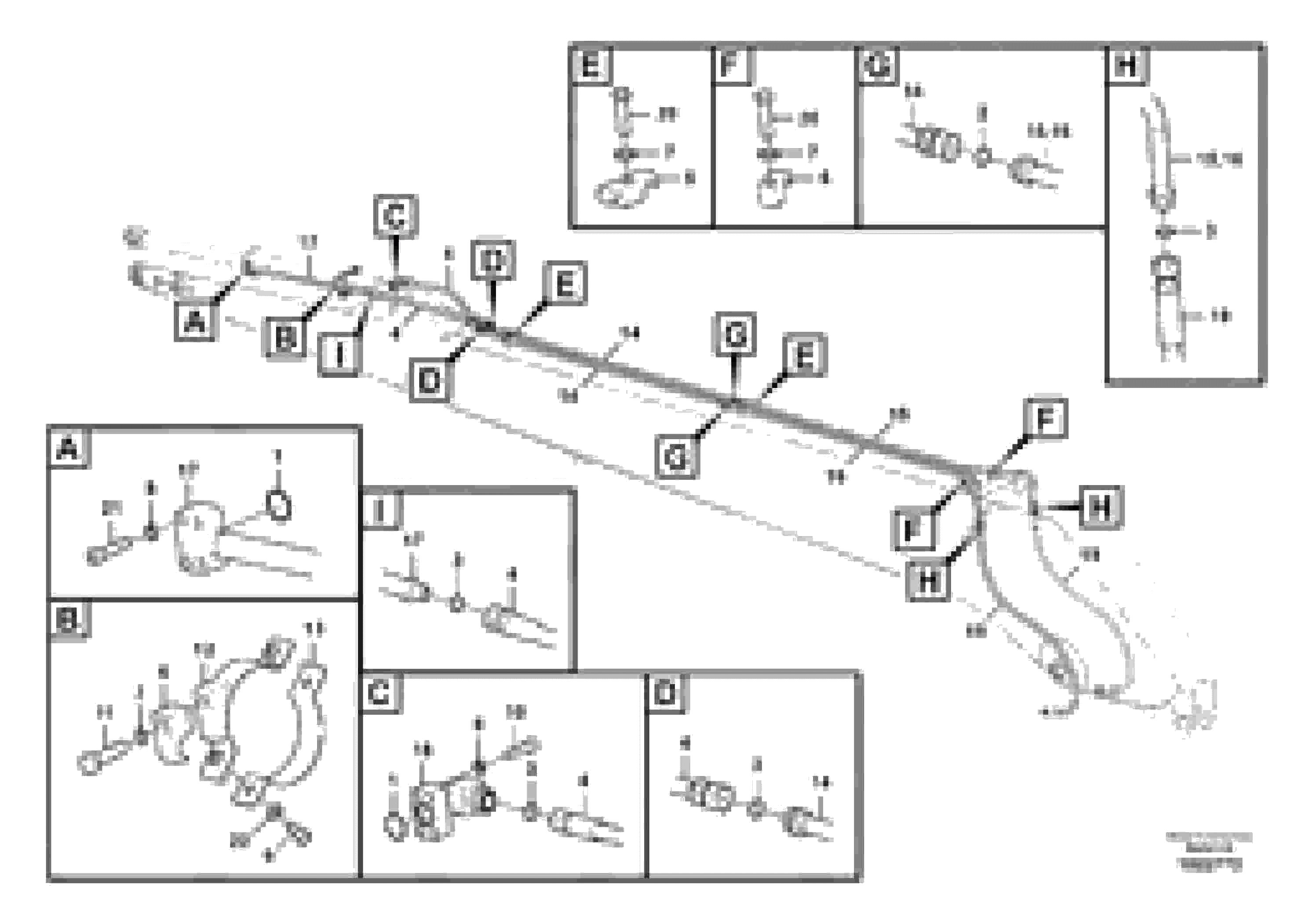 Схема запчастей Volvo EC240C - 32847 Working hydraulic, bucket cylinder on long dipper arm EC240C