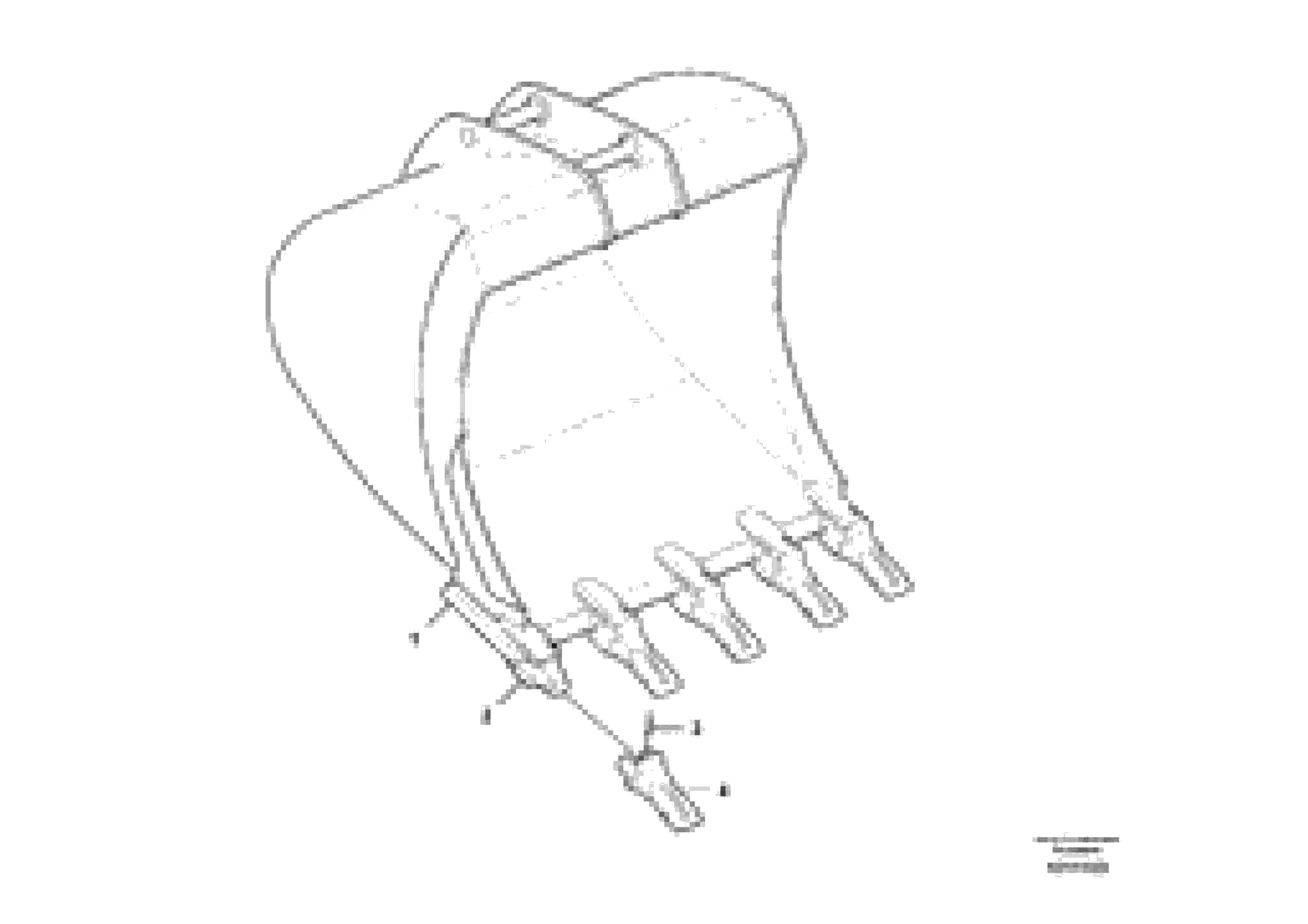 Схема запчастей Volvo EC240C - 53747 Buckets for Quickfit ATTACHMENTS ATTACHMENTS EXCAVATORS BUCKETS&HAMMERS, GEN. B/C