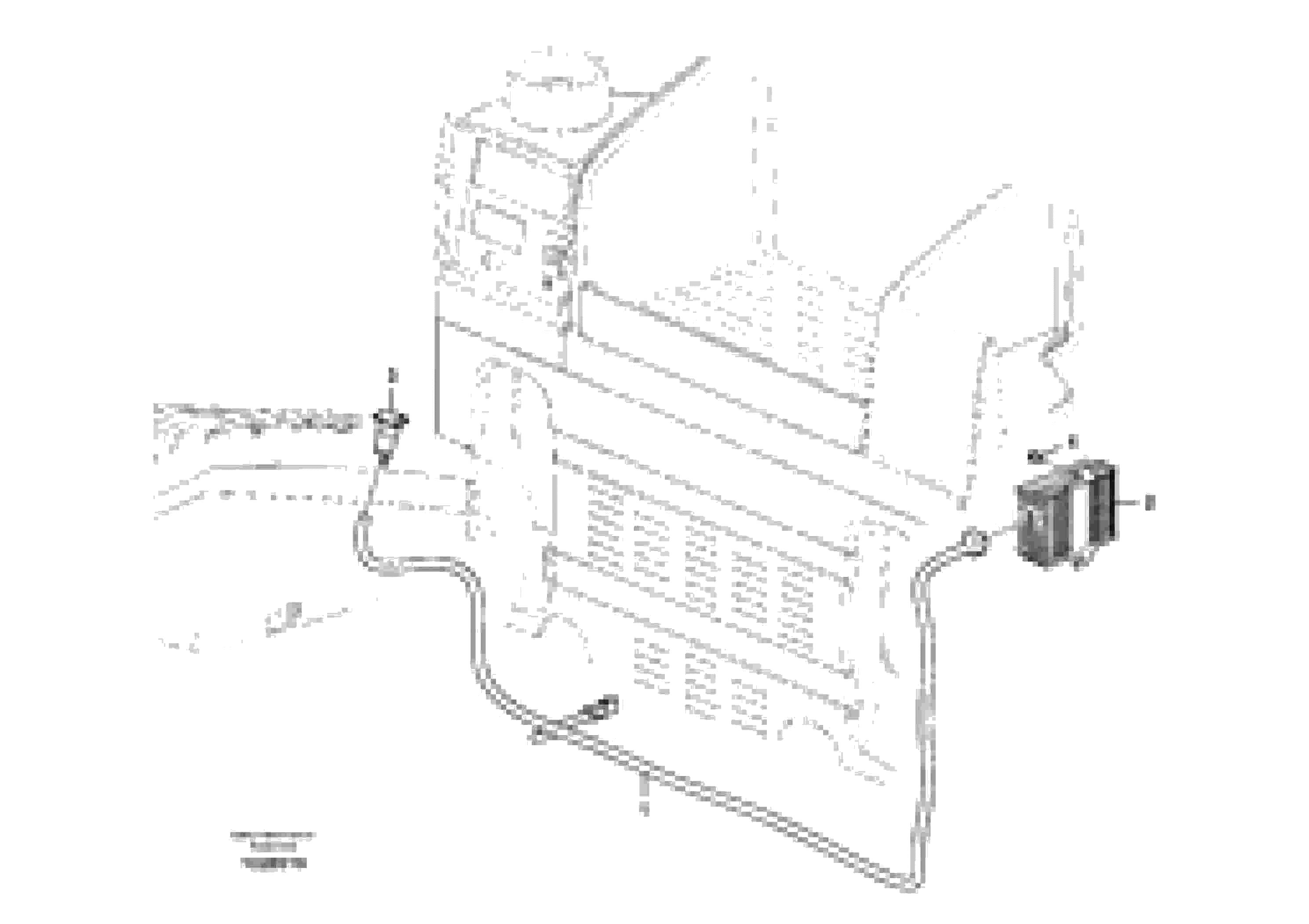 Схема запчастей Volvo EC290C - 9110 Cable harness, waste handler EC290C