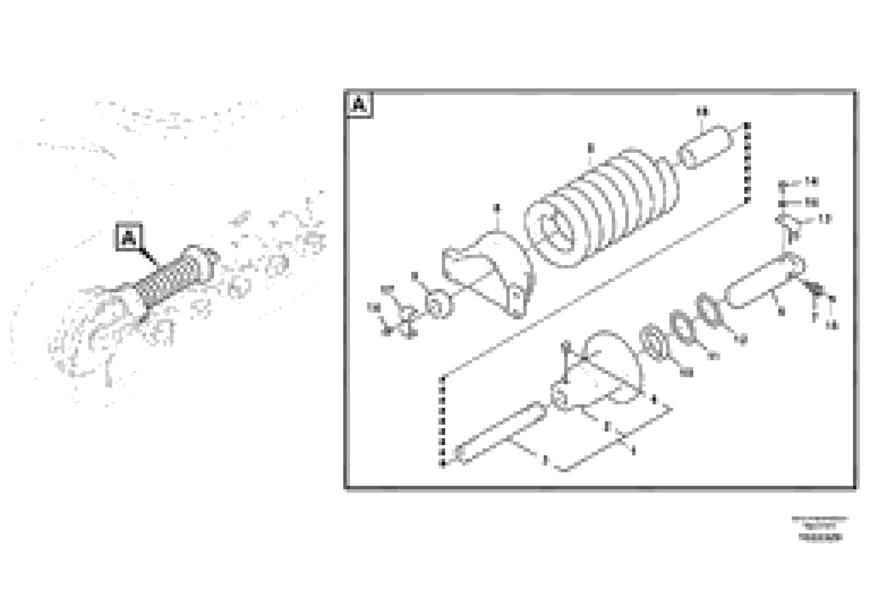 Схема запчастей Volvo EC290C - 78433 Undercarriage, spring package EC290C