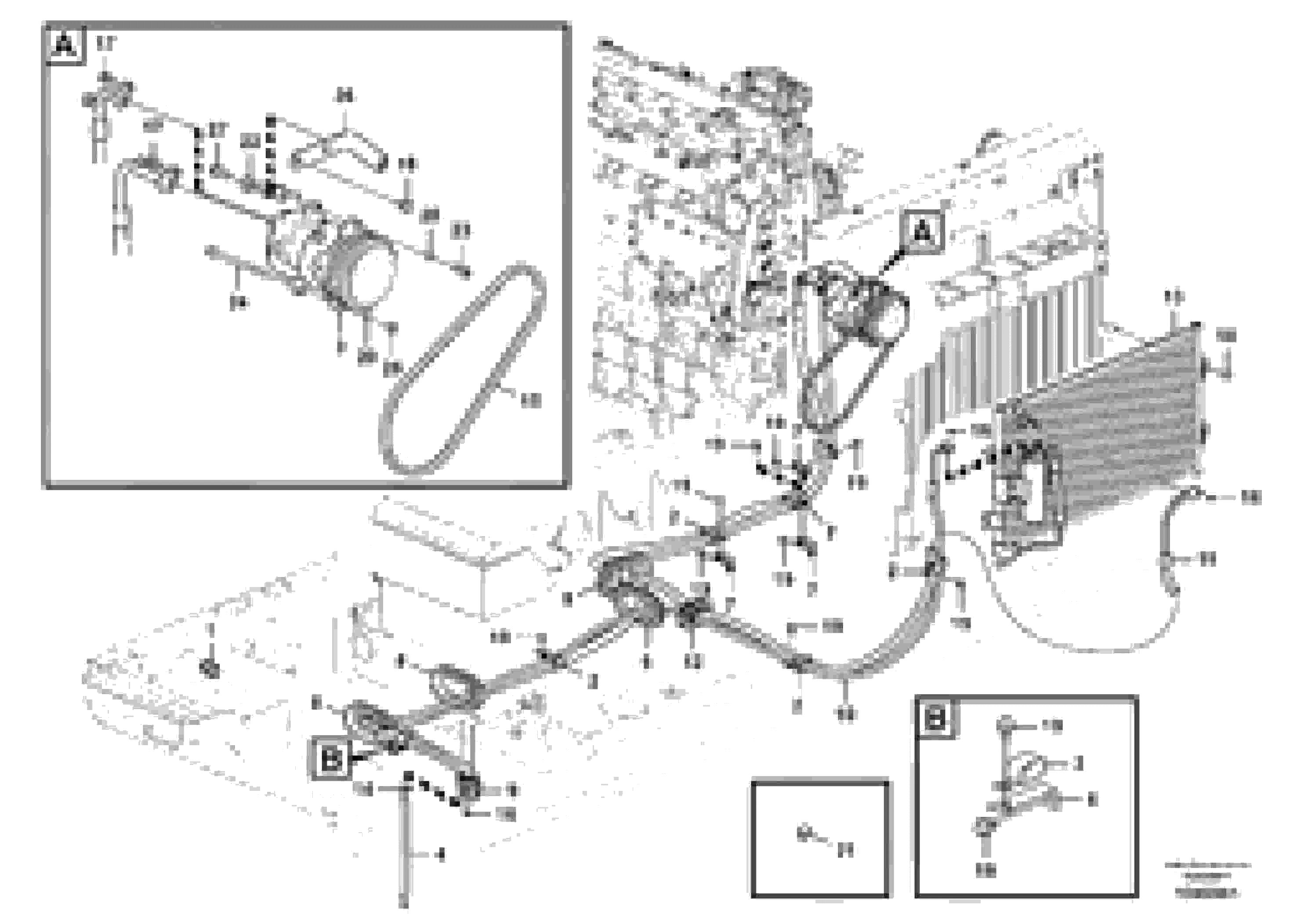 Схема запчастей Volvo EC290C - 94722 Air conditioning unit line EC290C