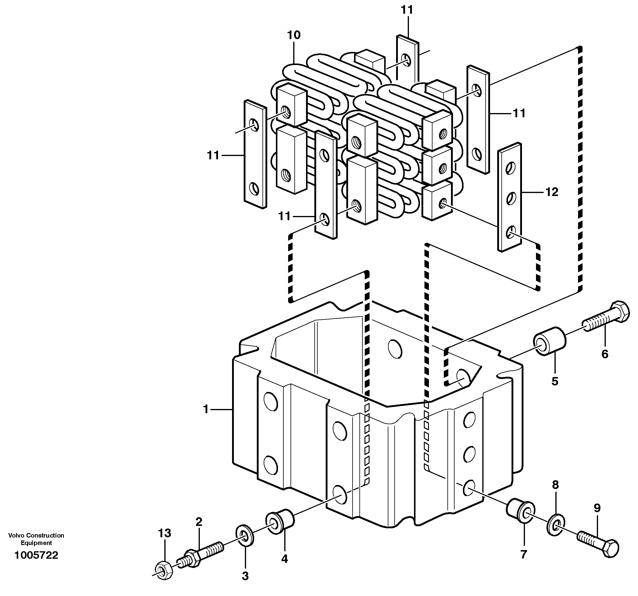 Схема запчастей Volvo EC330C - 19523 Предпусковой подогреватель в сборе EC330C