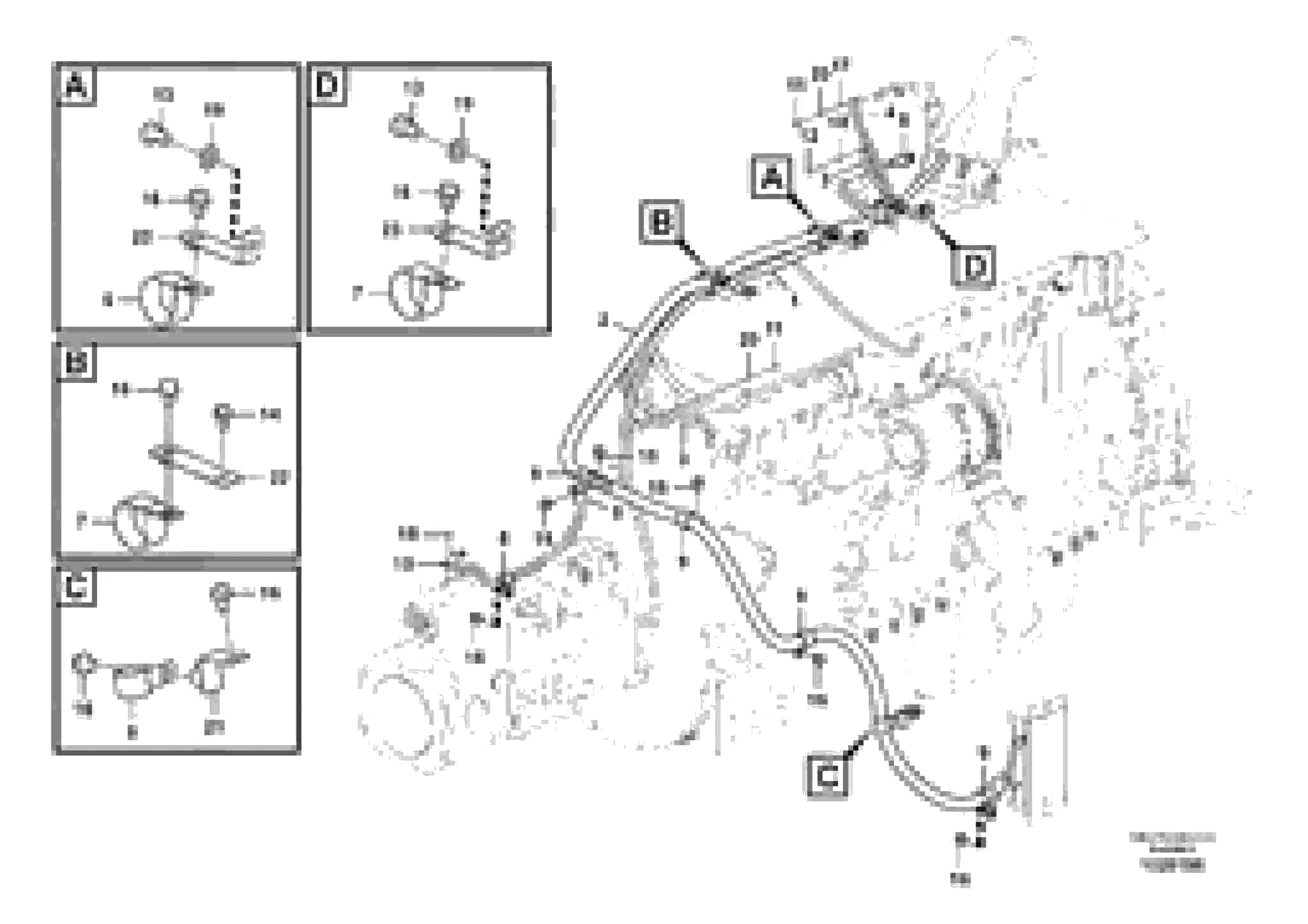 Схема запчастей Volvo EC330C - 48617 Cable harness, engine EC330C