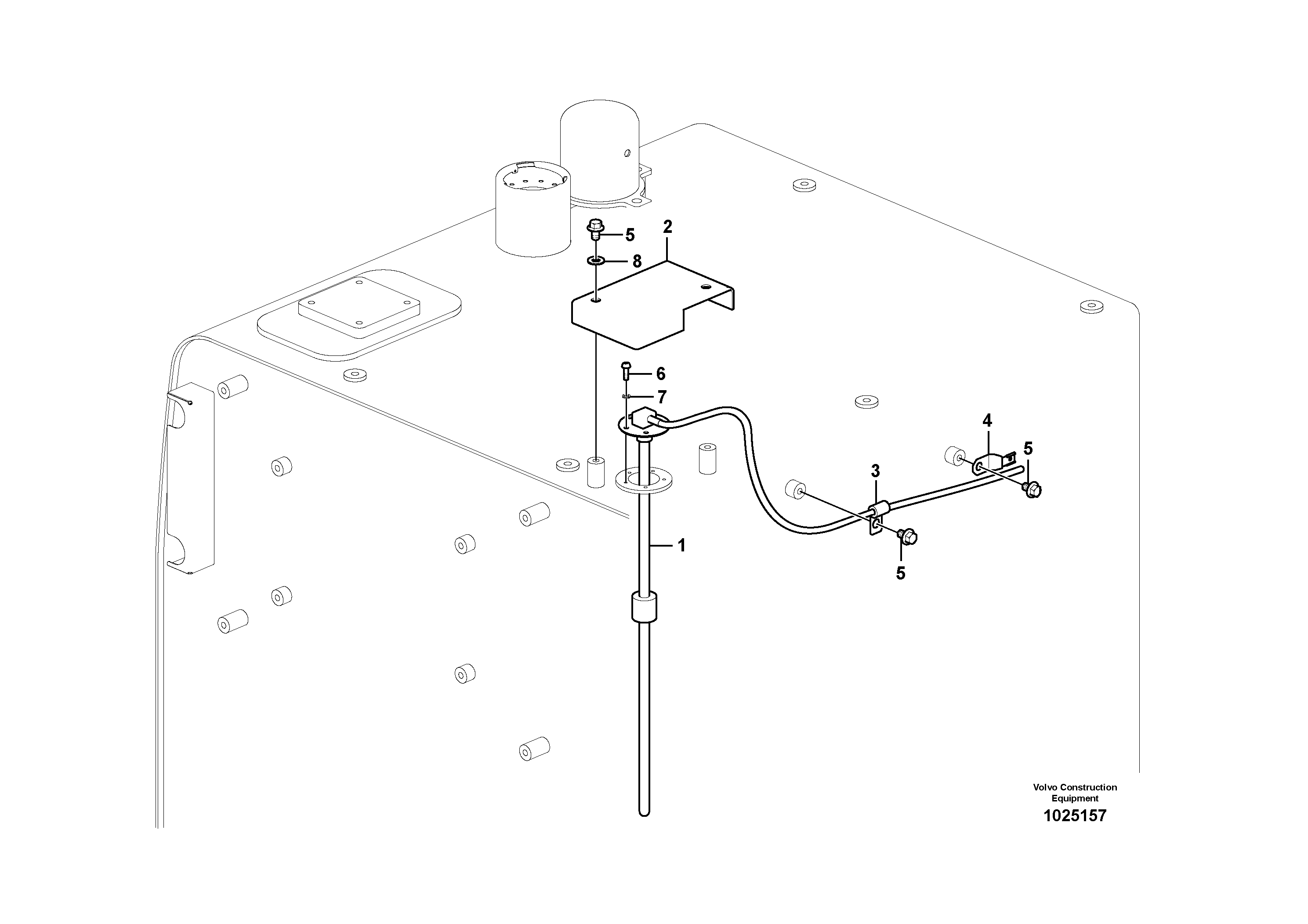 Схема запчастей Volvo EC330C - 34260 Electrical sensor EC330C