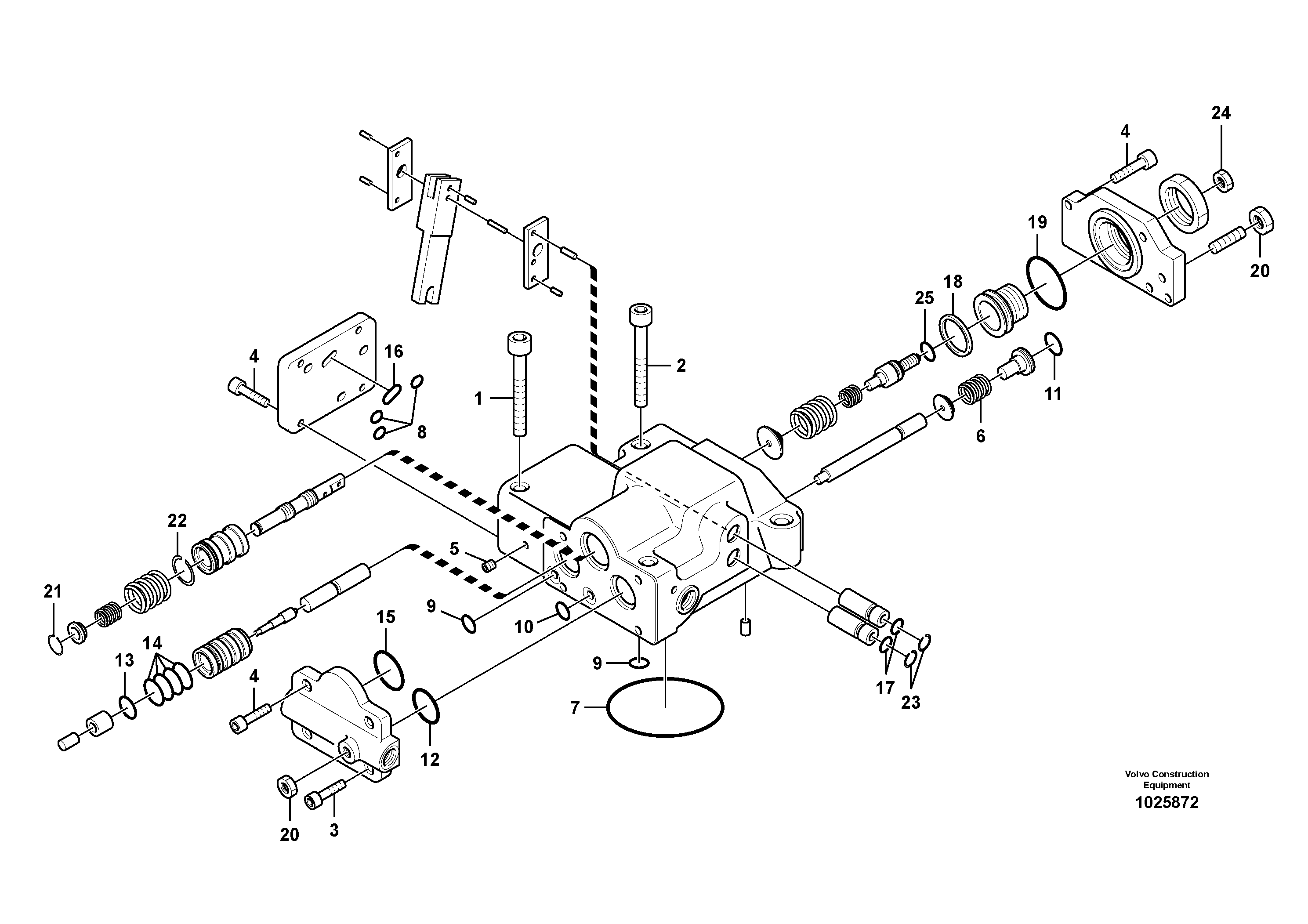 Схема запчастей Volvo EC330C - 94589 Regulator, hydraulic pump EC330C