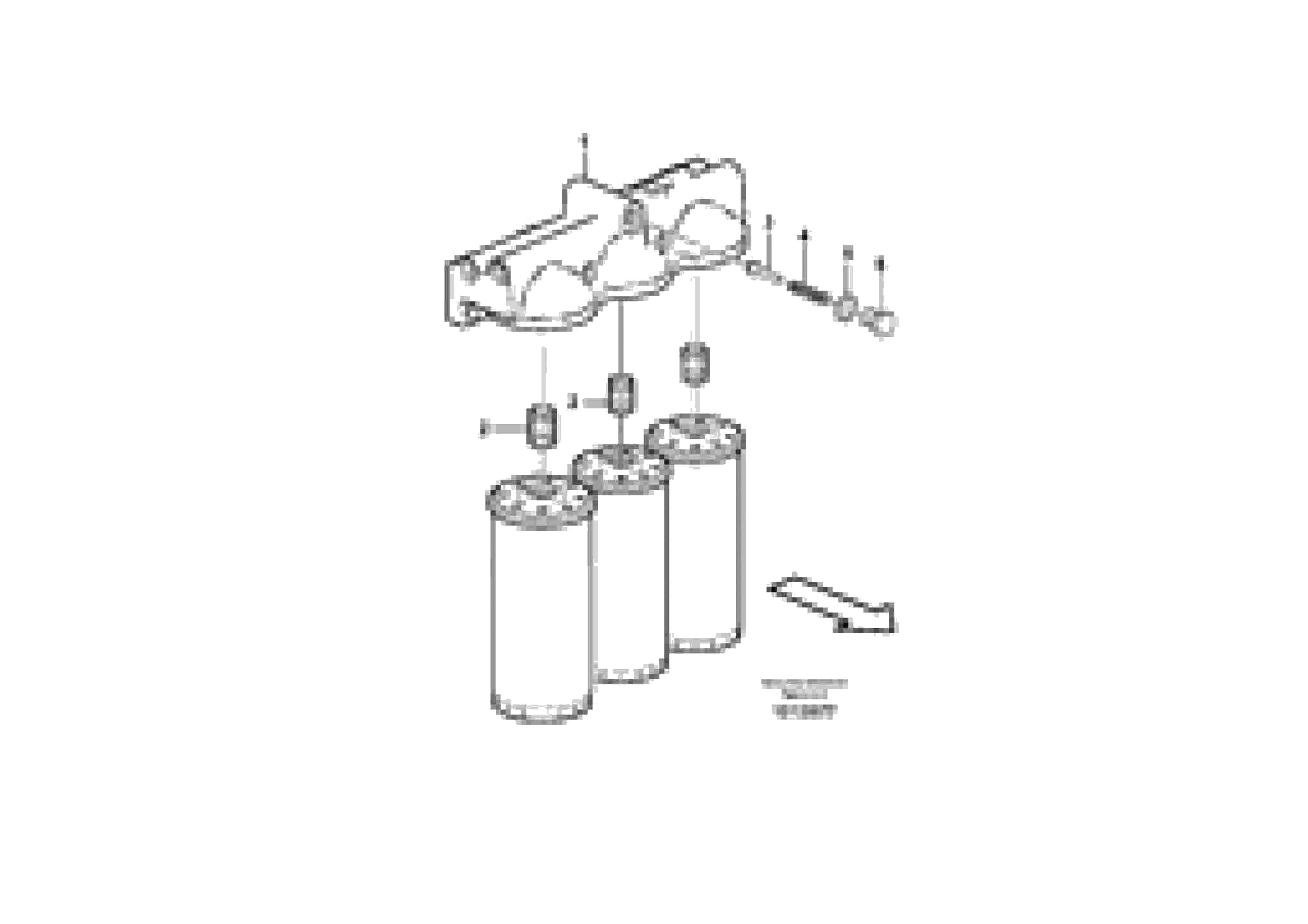 Схема запчастей Volvo EC360C - 16697 Oil filter housing EC360C