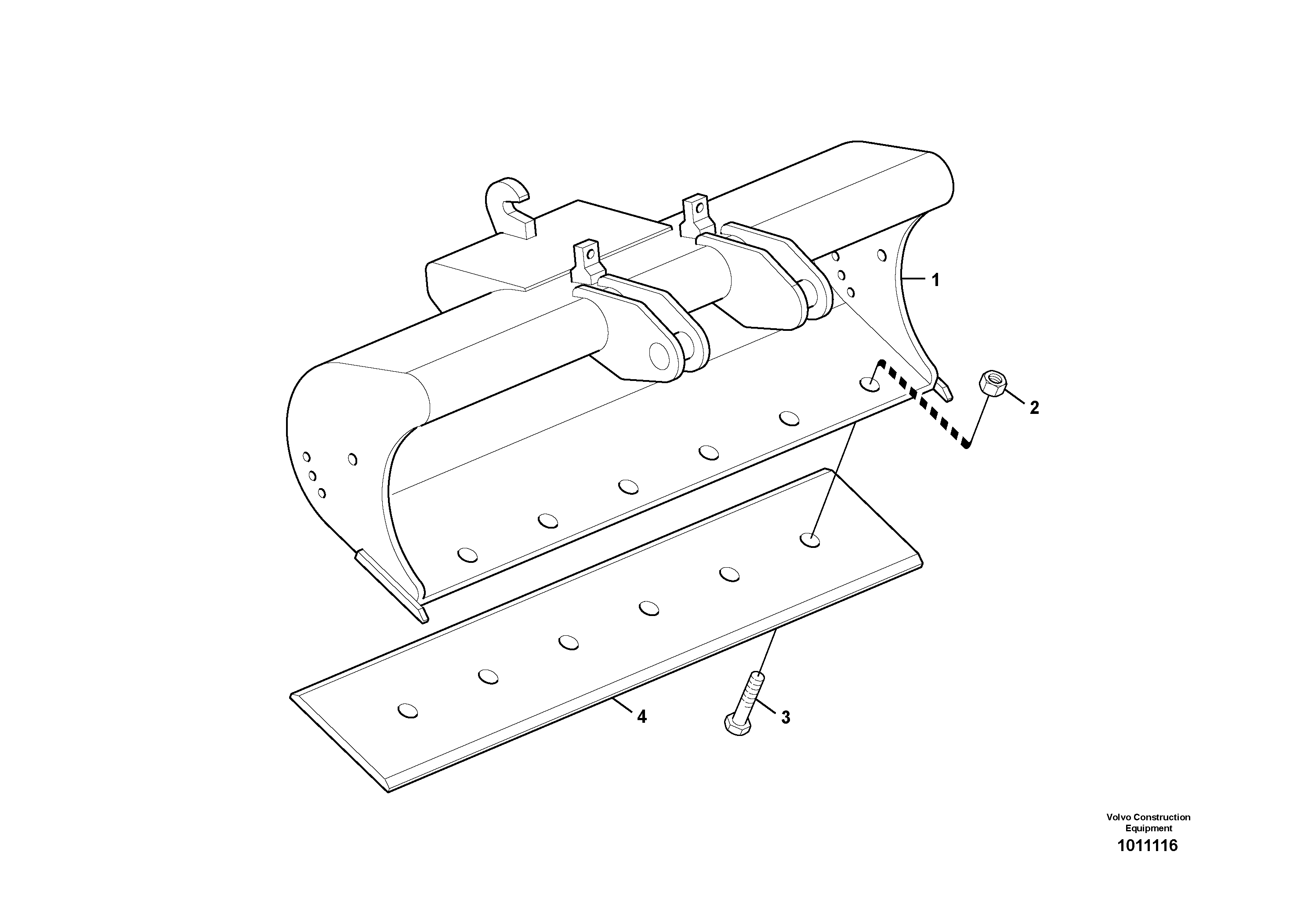 Схема запчастей Volvo EC360C - 103085 Buckets for Quickfit ATTACHMENTS ATTACHMENTS EXCAVATORS BUCKETS&HAMMERS, GEN. B/C