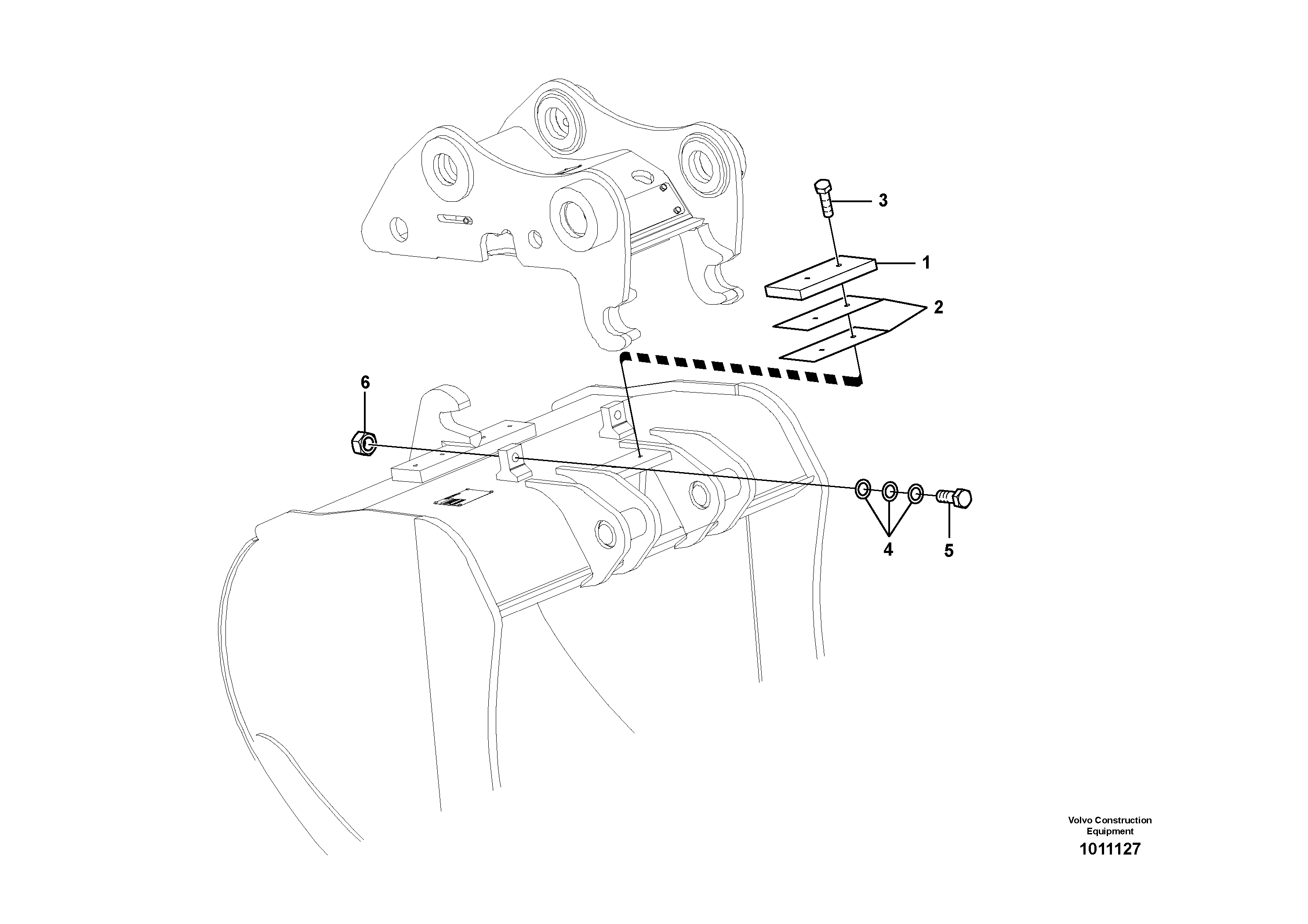 Схема запчастей Volvo EC360C - 26166 Buckets for quickfit Combi parts ATTACHMENTS ATTACHMENTS EXCAVATORS BUCKETS&HAMMERS, GEN. B/C