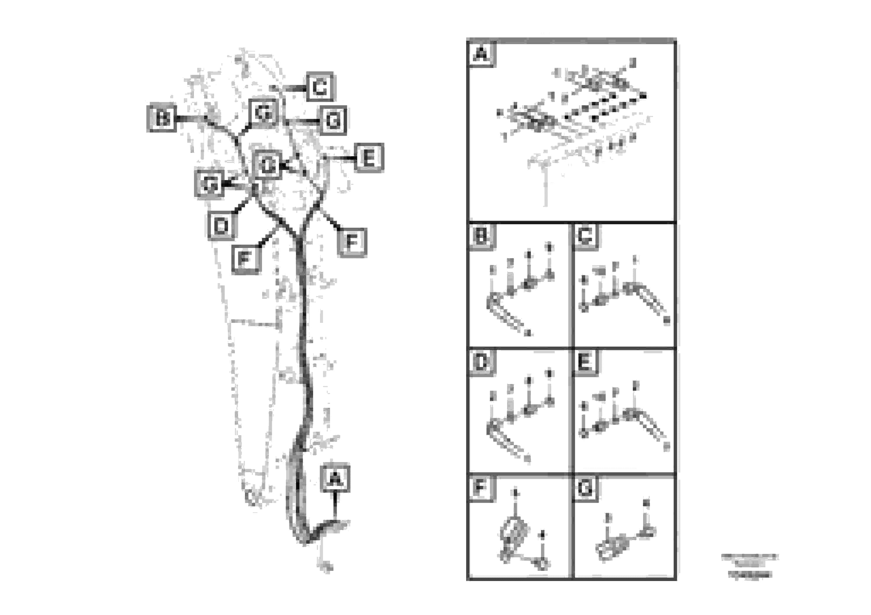 Схема запчастей Volvo EC360C - 56245 Working hydraulics, base boom modular joint EC360CHR HIGH REACH DEMOLITION