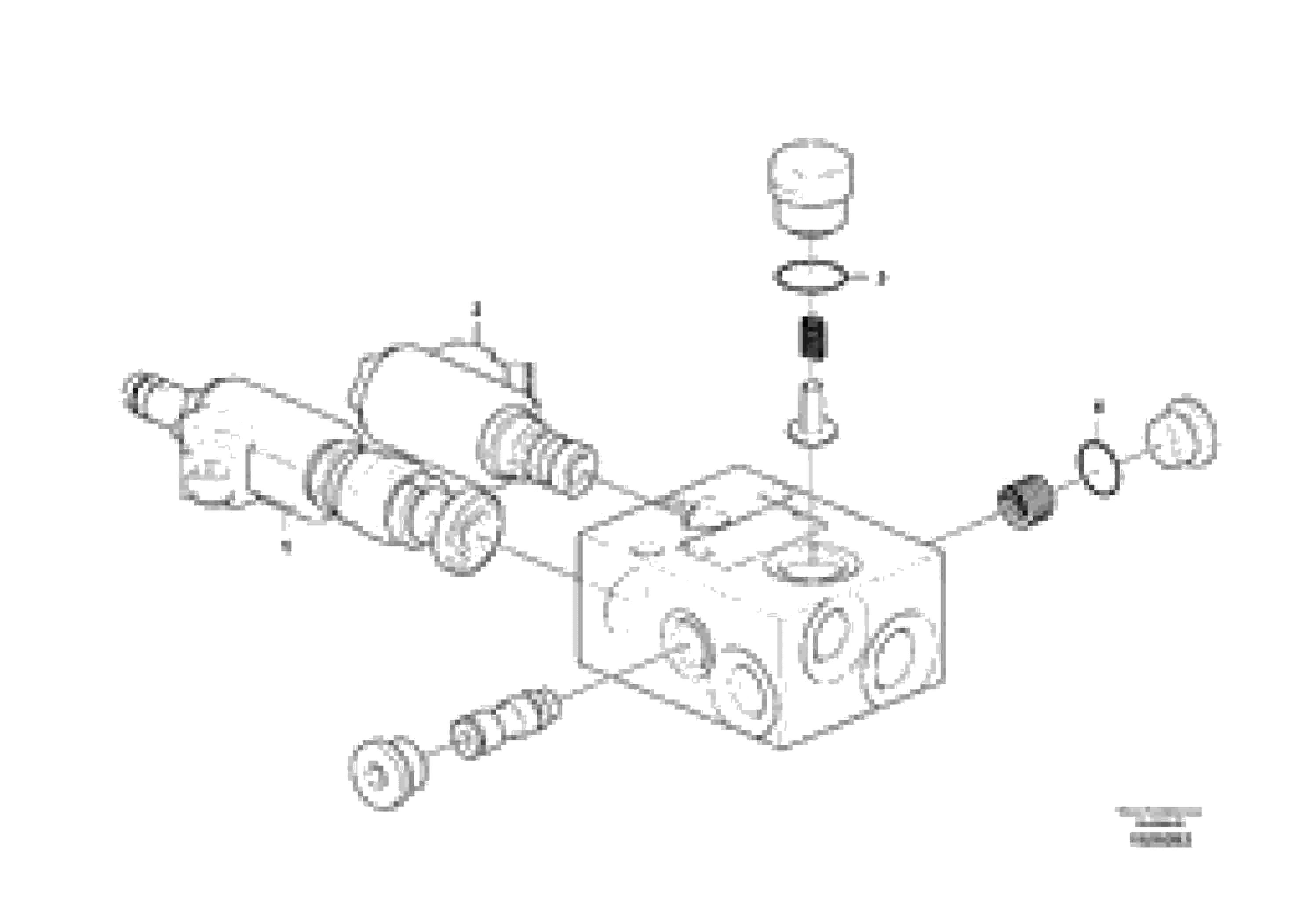 Схема запчастей Volvo EC360C - 52960 Reversible fan, valve EC360C S/N 115001-