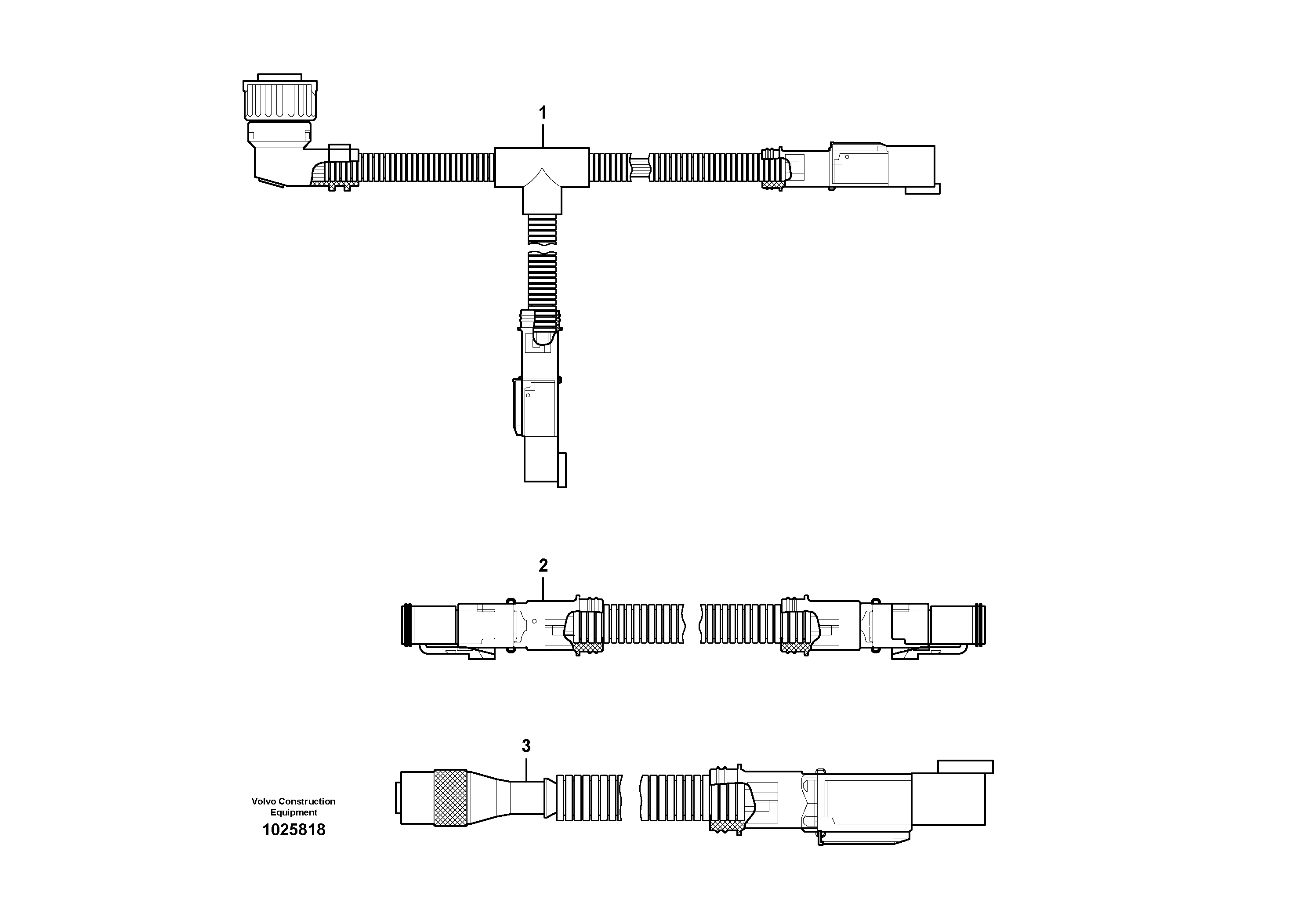 Схема запчастей Volvo EC360C - 52477 Cable harness EC360C S/N 115001-