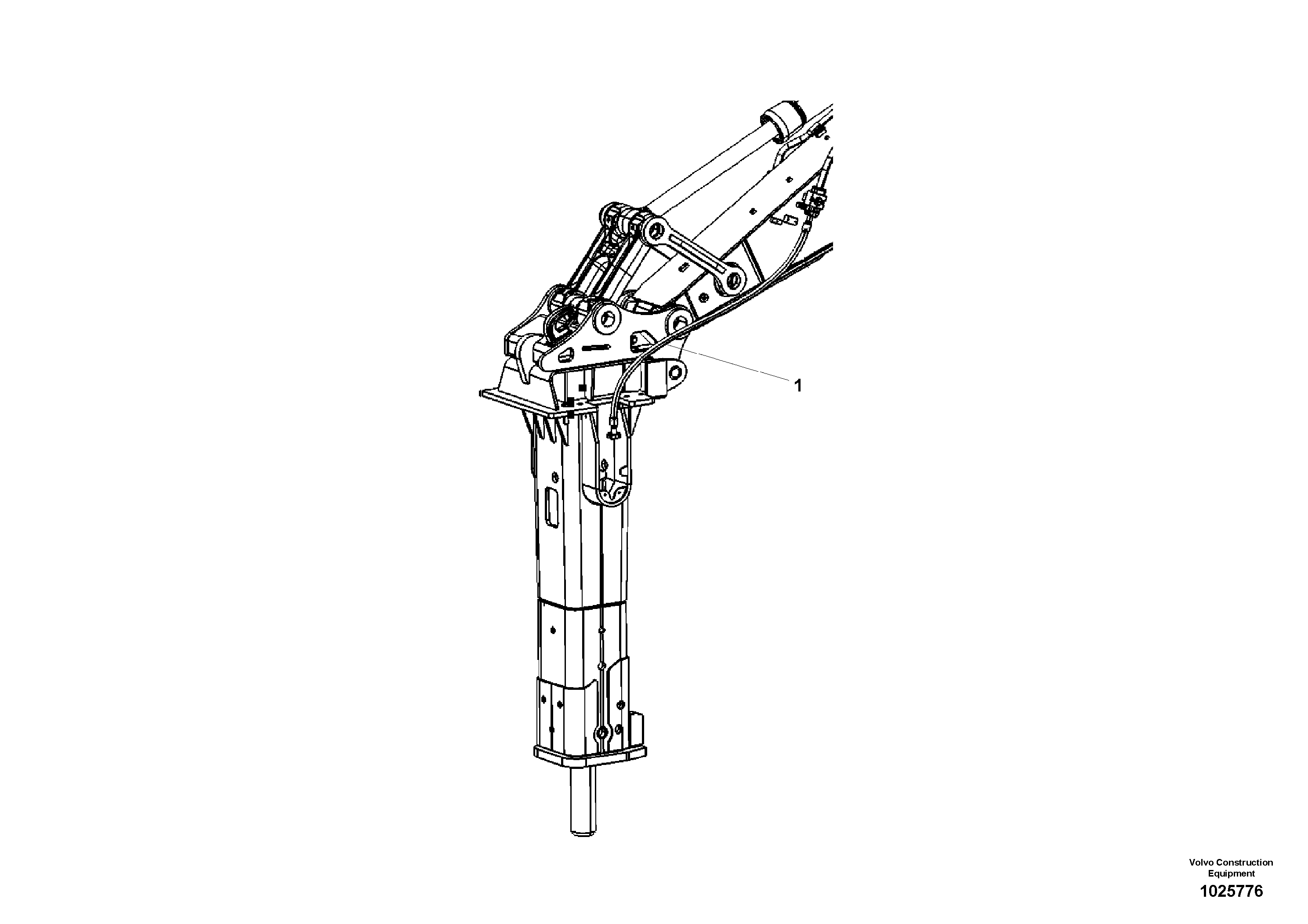 Схема запчастей Volvo EC360C - 37539 Hose Kit and Plate ATTACHMENTS ATTACHMENTS EXCAVATORS BUCKETS&HAMMERS, GEN. B/C