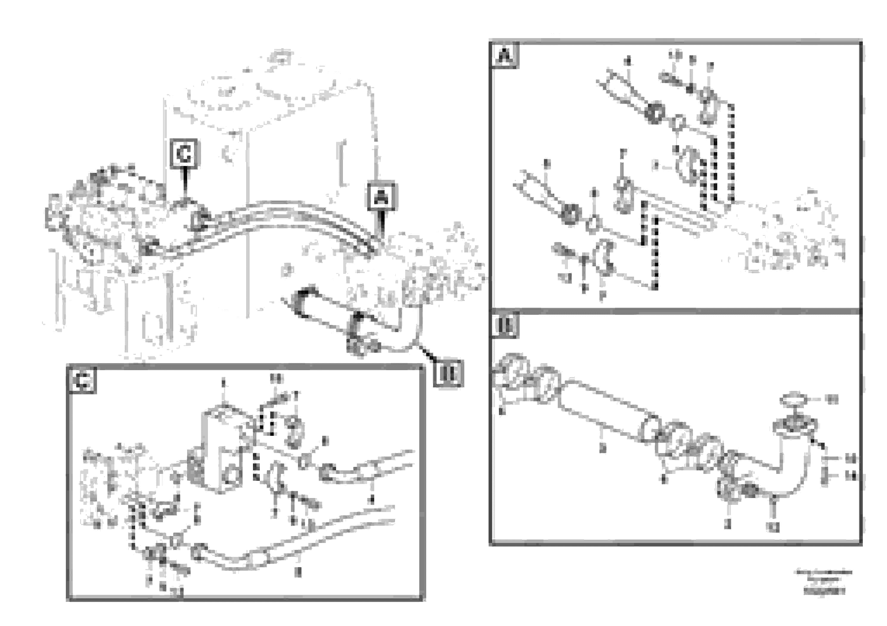 Схема запчастей Volvo EC180C - 13543 Hydraulic system, hydraulic tank to hydraulic pump EC180C