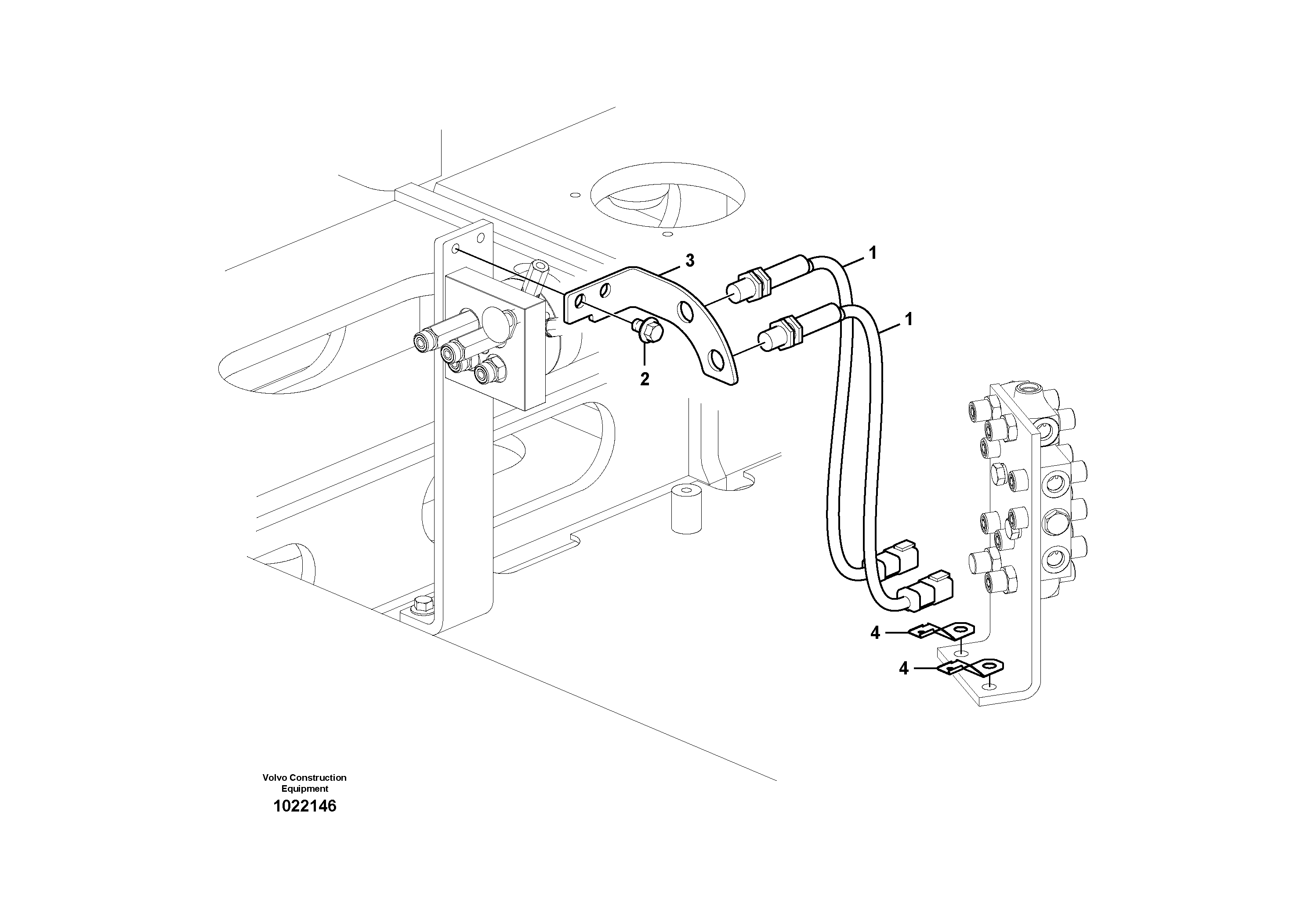 Схема запчастей Volvo EC160C - 76307 Electrical sensor EC160C