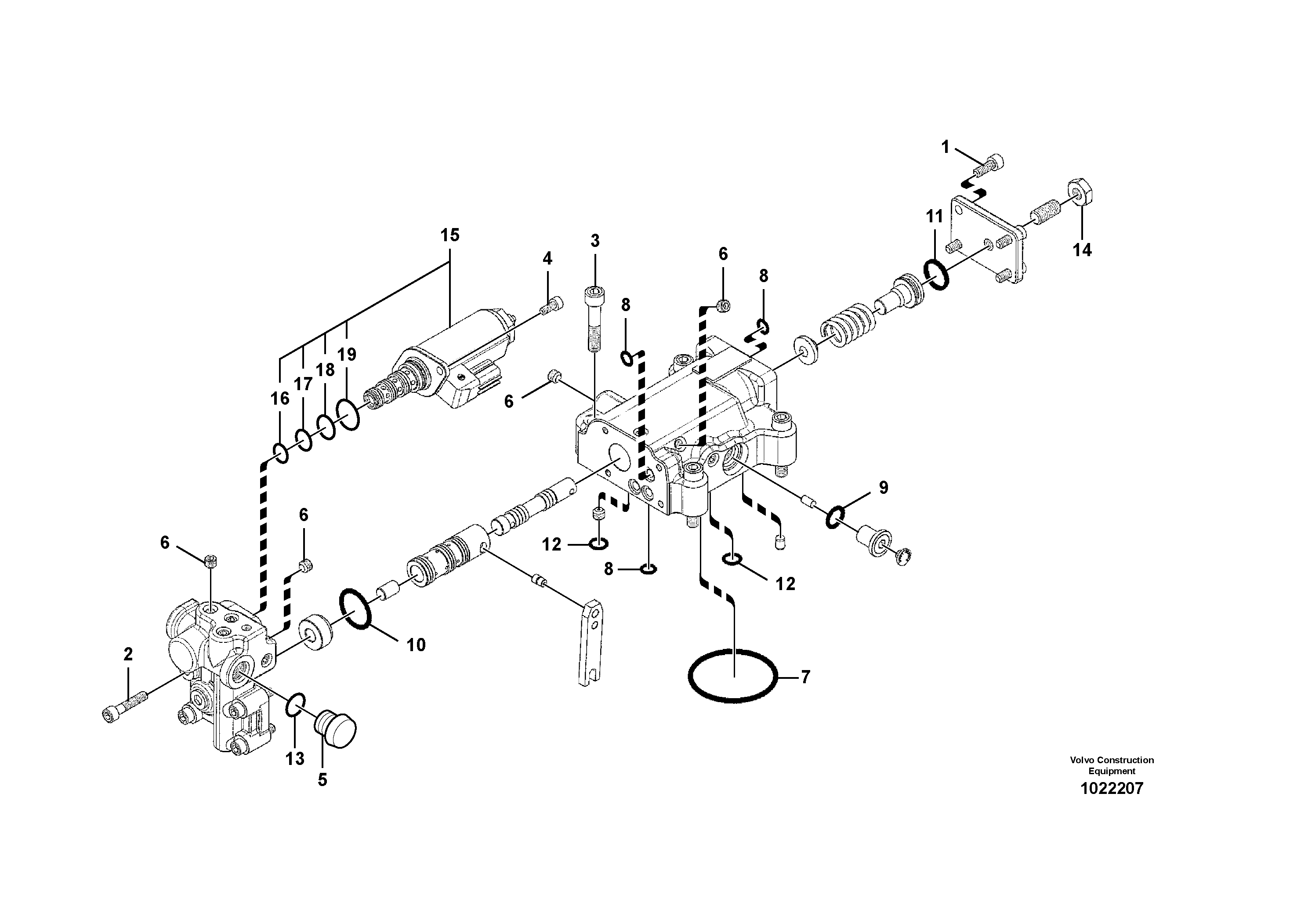 Схема запчастей Volvo EC160C - 94411 Regulator, hydraulic pump EC160C