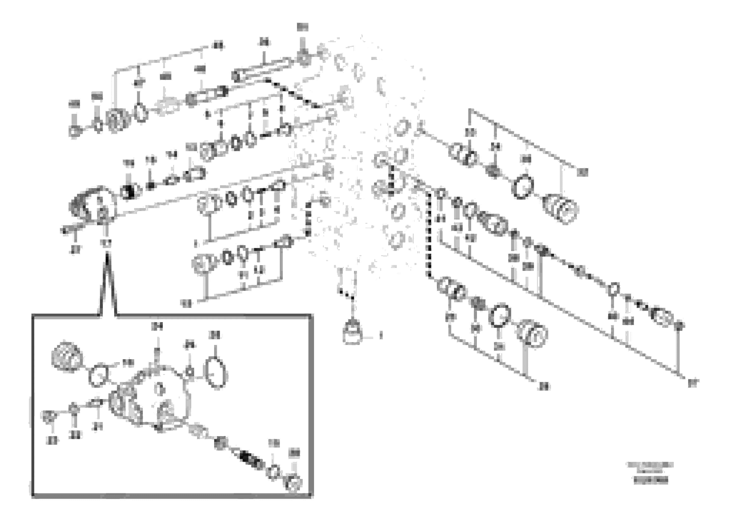 Схема запчастей Volvo EC235C - 9825 Гидрораспределитель (главный управляющий клапан) EC235C