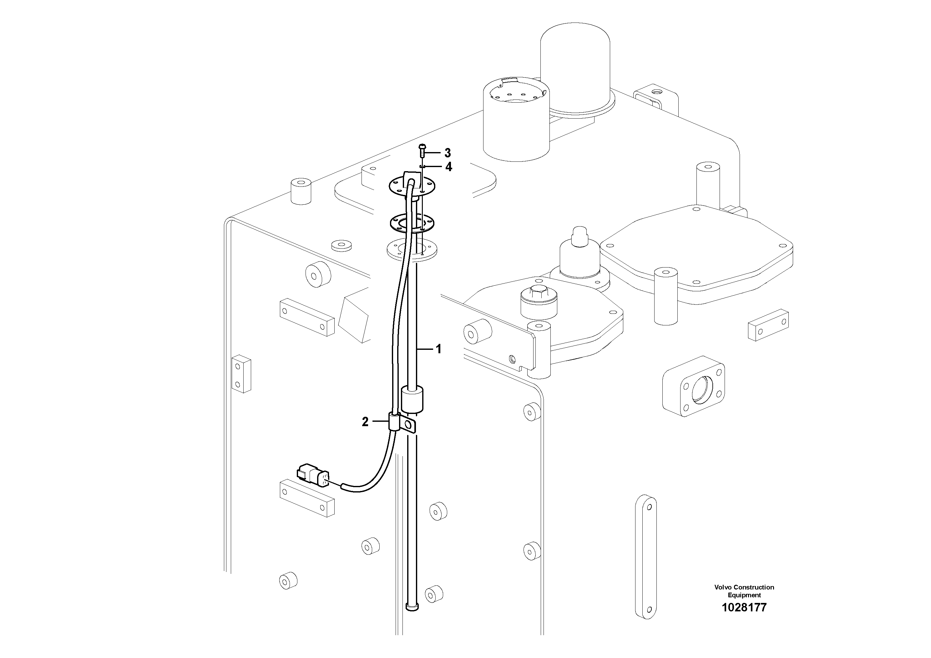 Схема запчастей Volvo ECR145C - 59078 Electrical sensor ECR145C