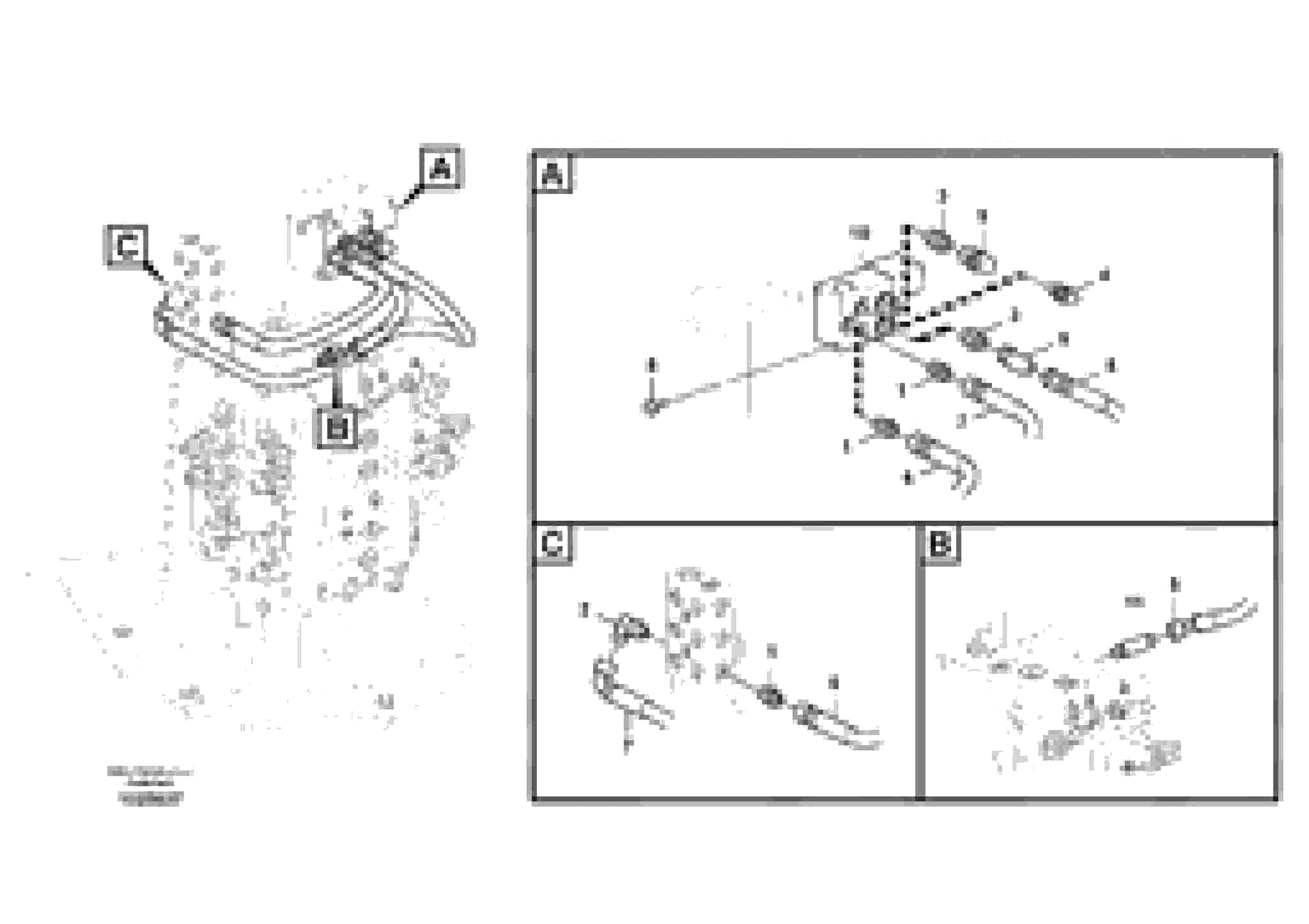 Схема запчастей Volvo ECR145C - 56532 Working hydraulic, quick fit on upper frame ECR145C