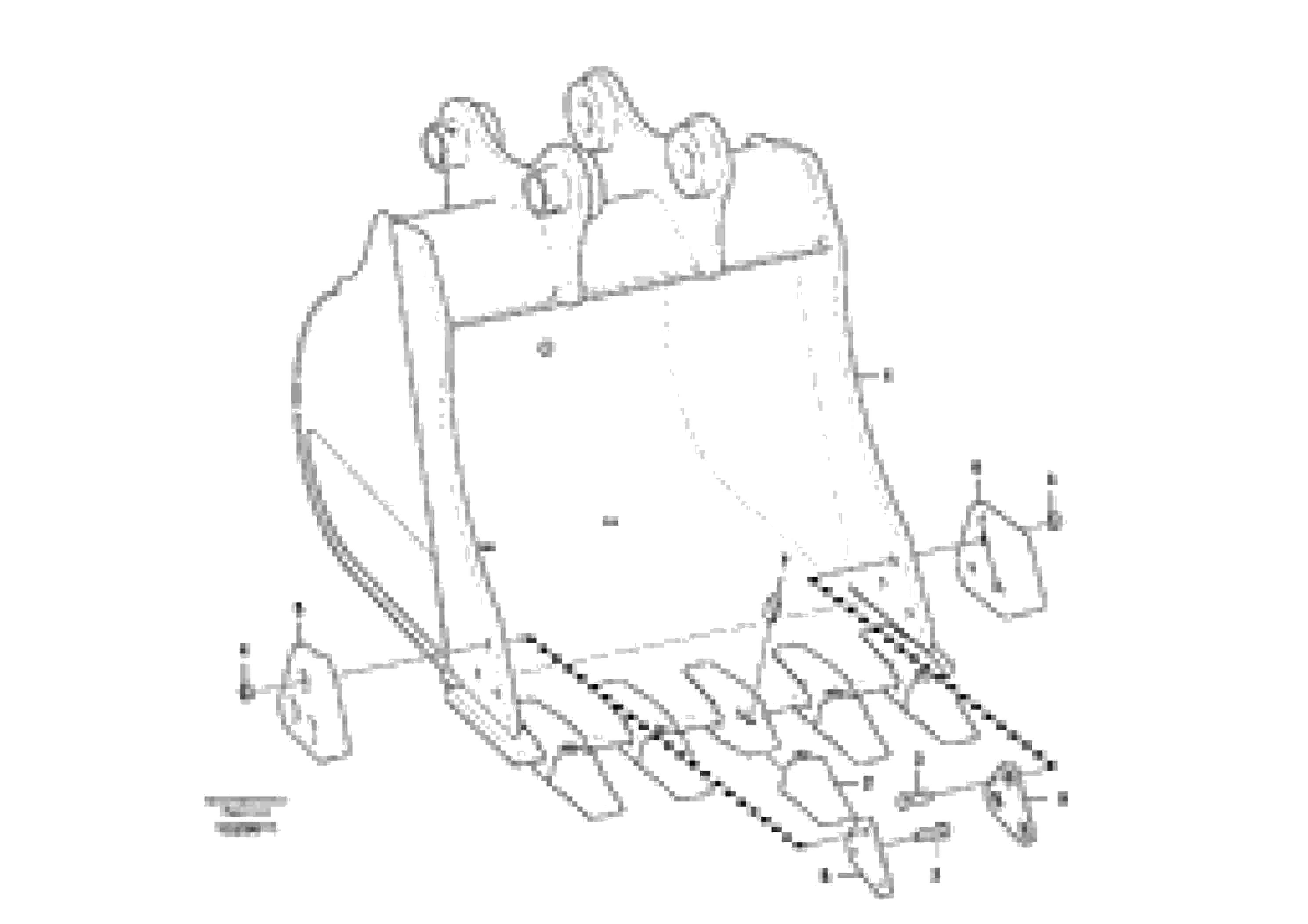 Схема запчастей Volvo ECR235C - 22228 Ковш ECR235C