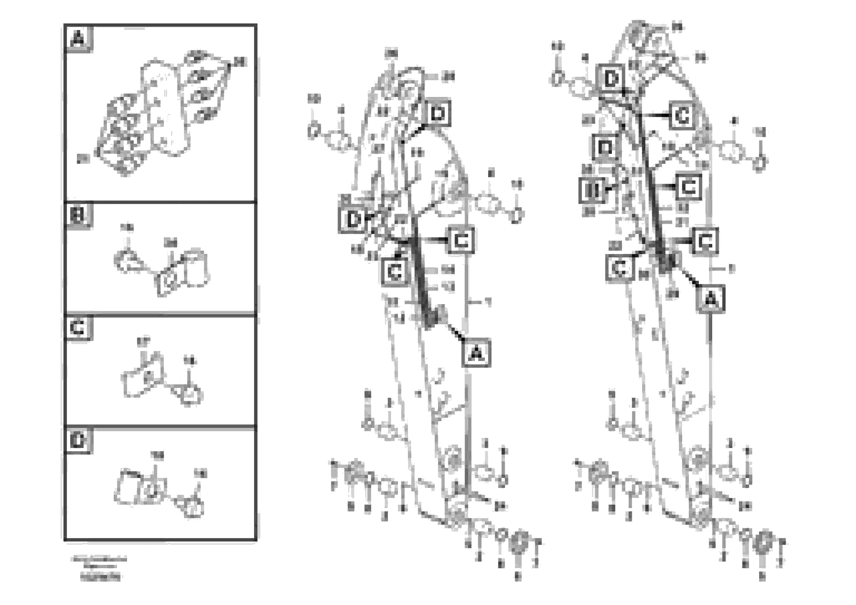 Схема запчастей Volvo ECR235C - 94746 Dipper arm and grease piping with piping seat ECR235C