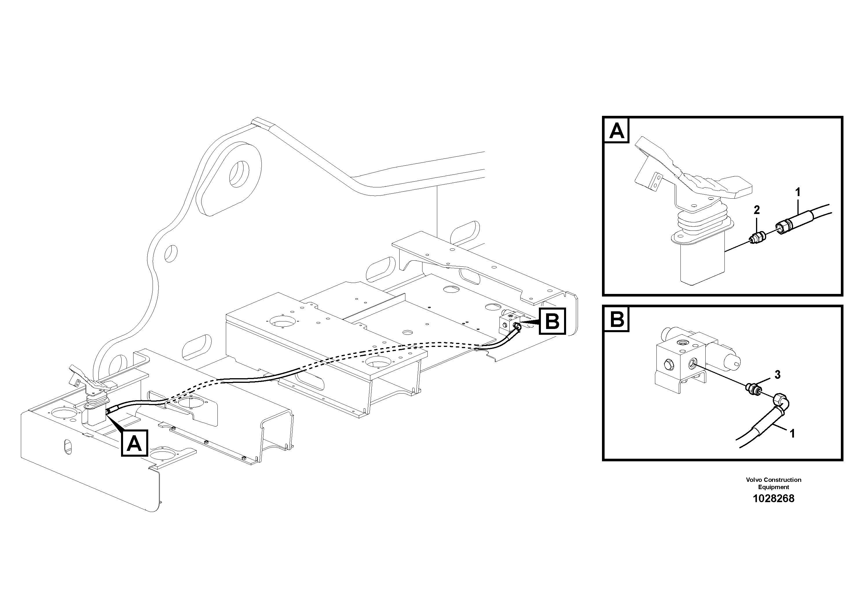 Схема запчастей Volvo EC700C - 43102 Servo system, hammer and shear EC700C
