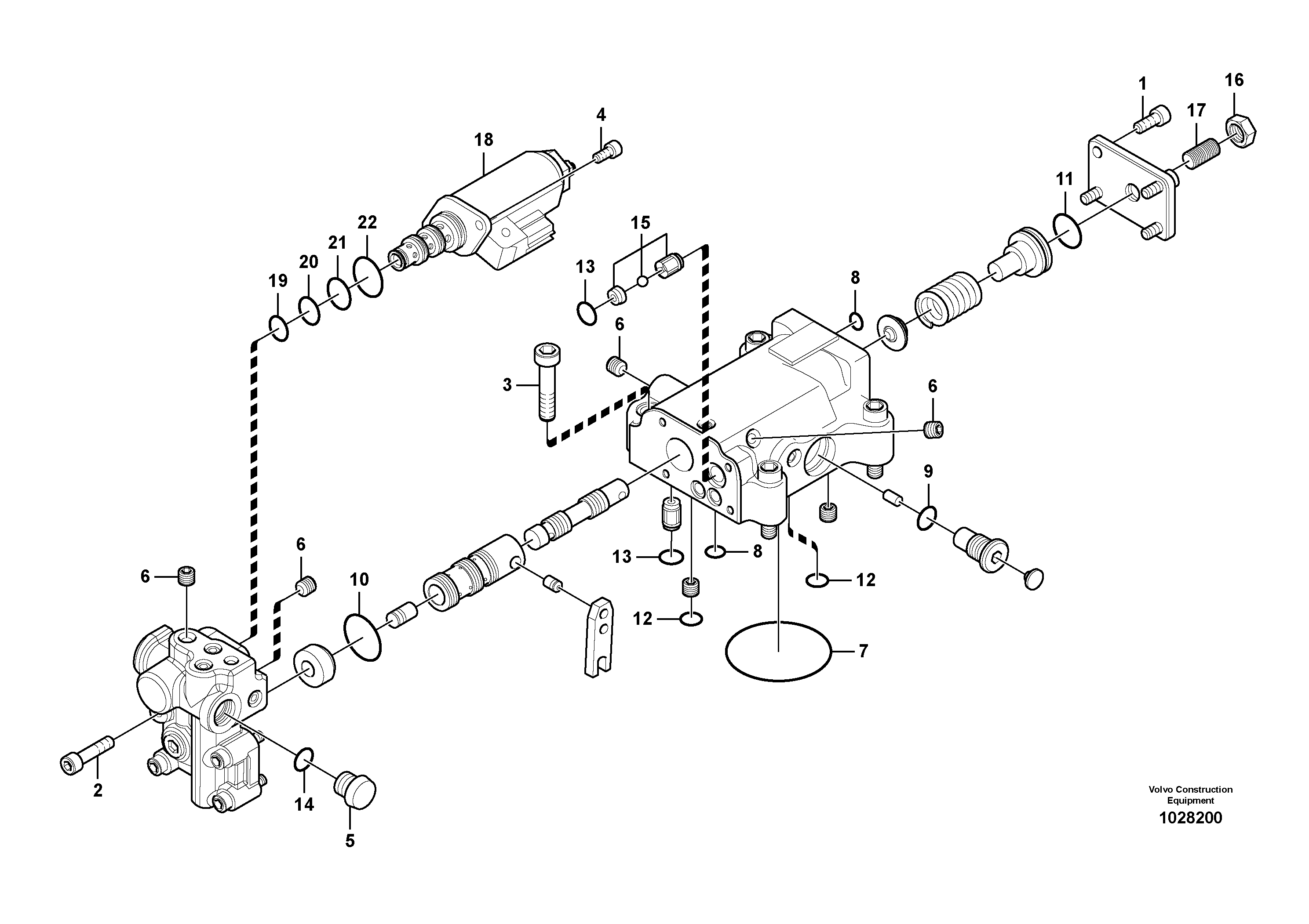 Схема запчастей Volvo EC140C - 57952 Regulator, hydraulic pump EC140C