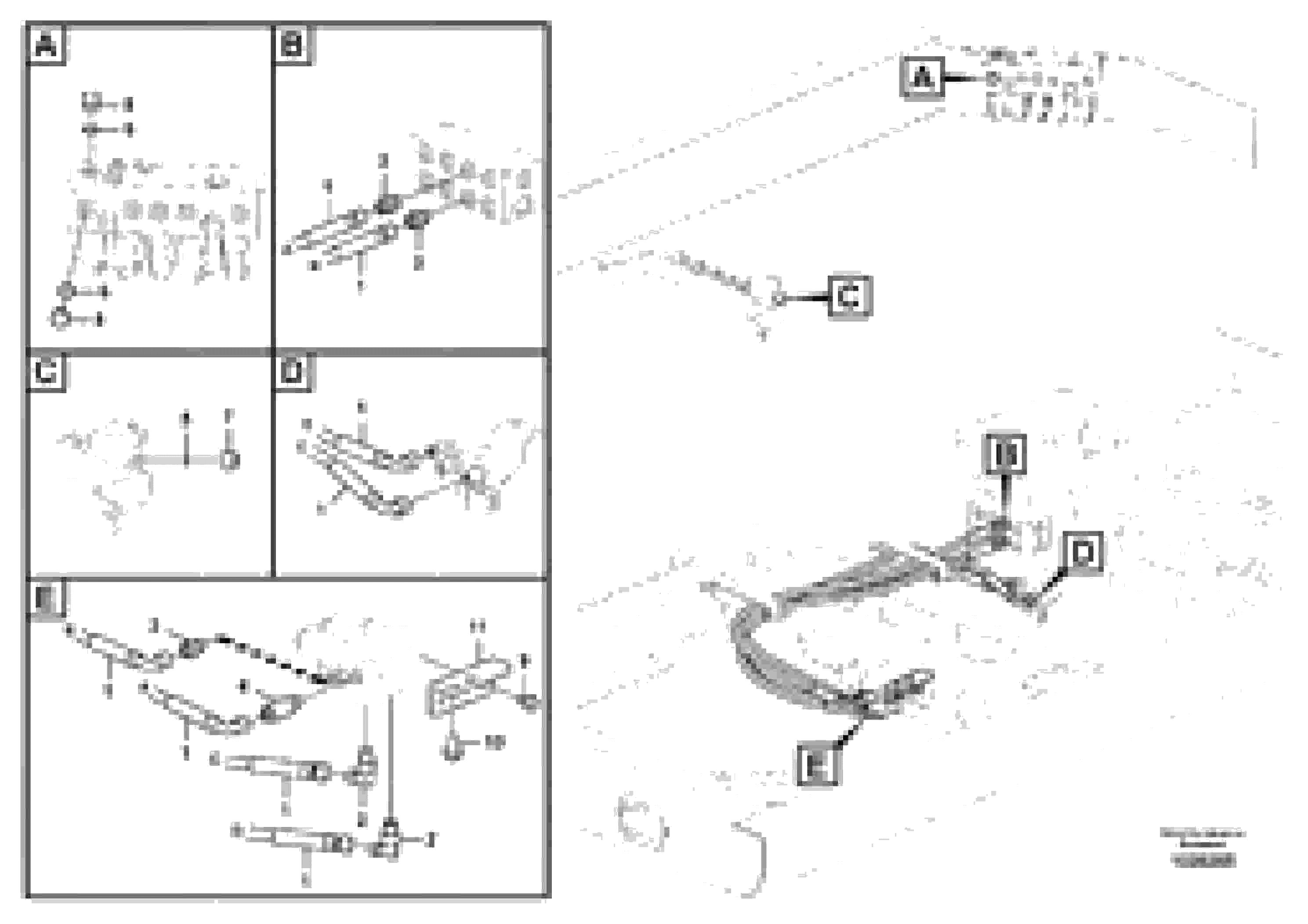 Схема запчастей Volvo EC140C - 57964 Servo system, hammer and shear EC140C