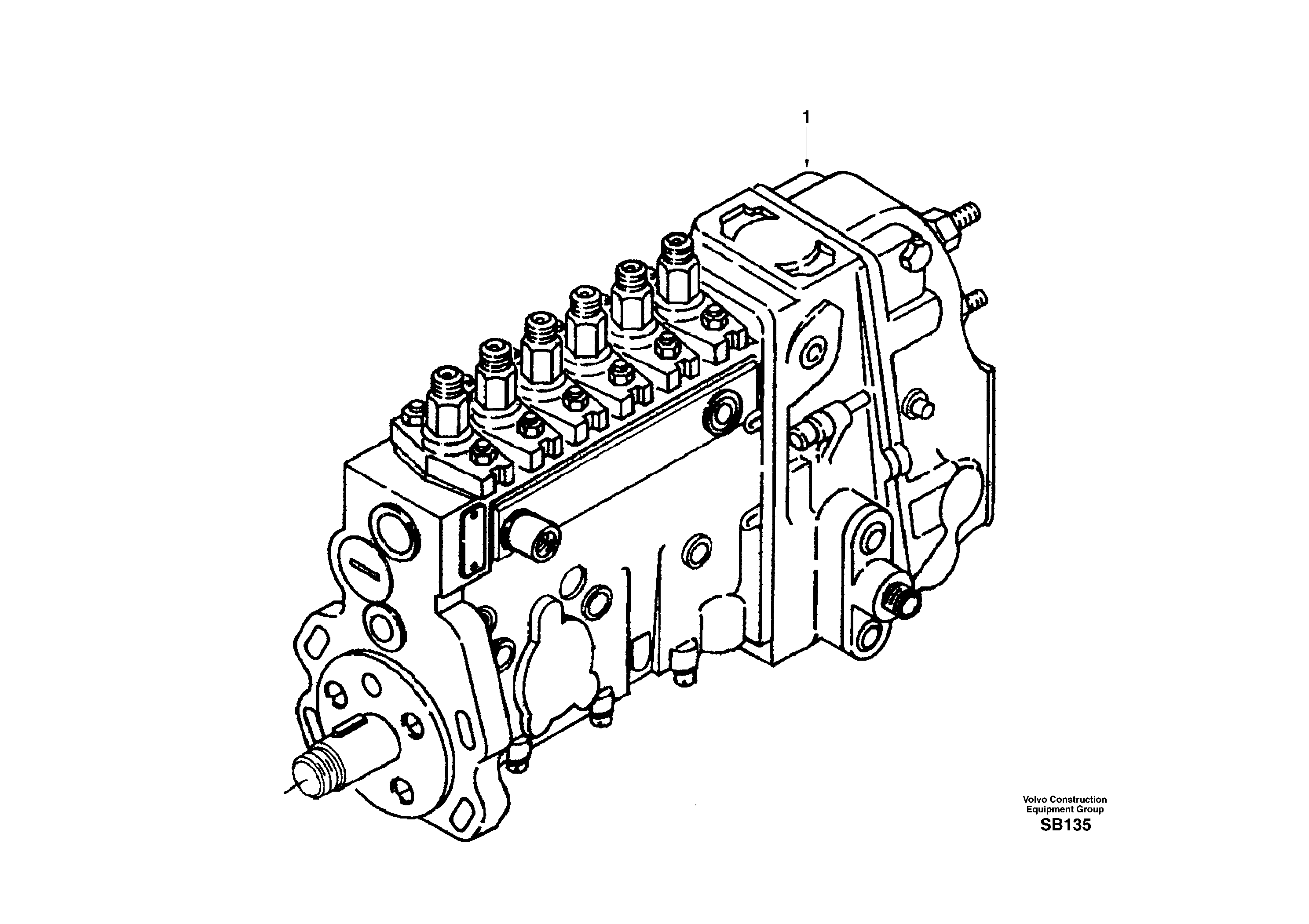 Схема запчастей Volvo EC240 - 18414 Насос 