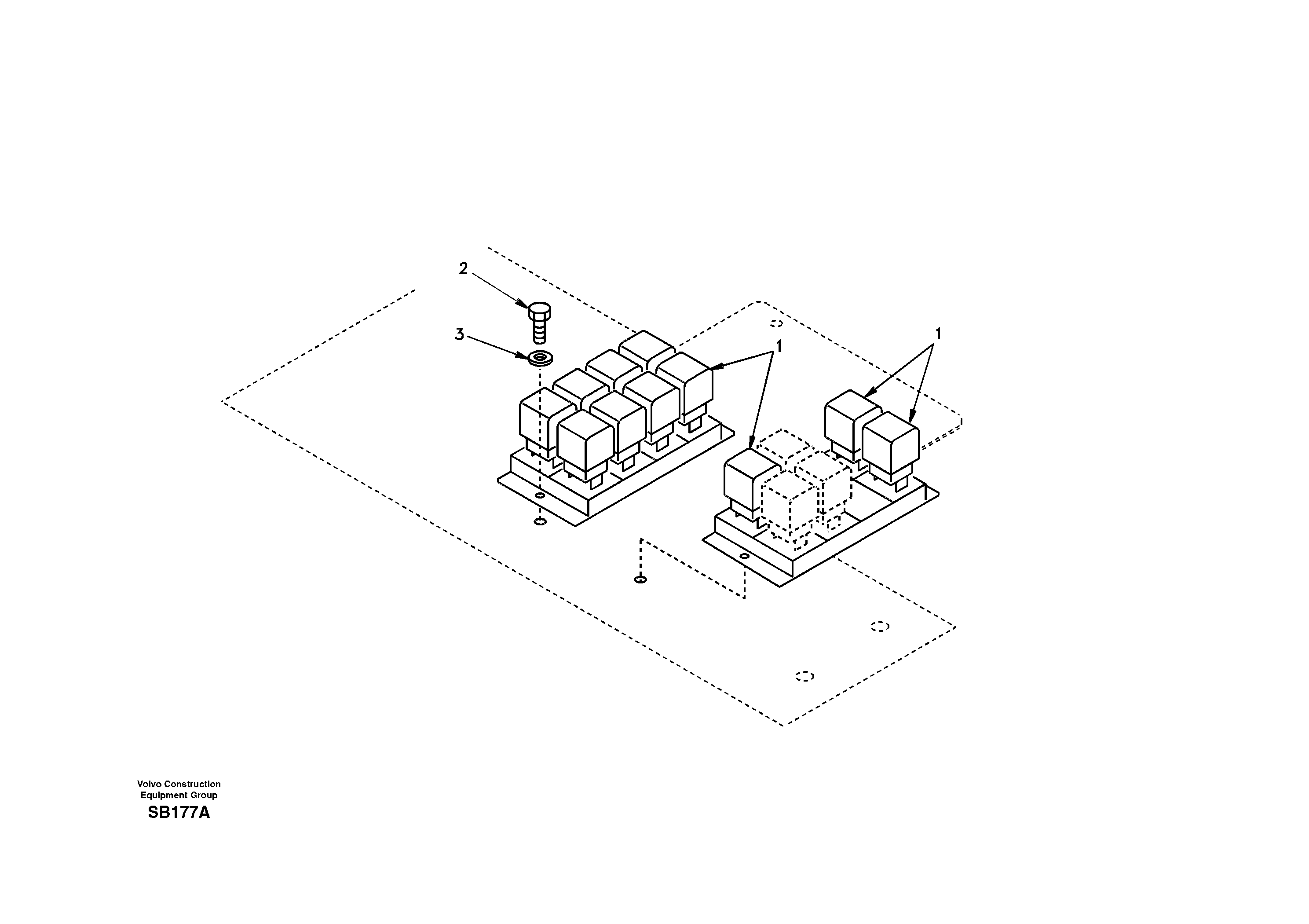 Схема запчастей Volvo EC240 - 20532 Electrical relay 