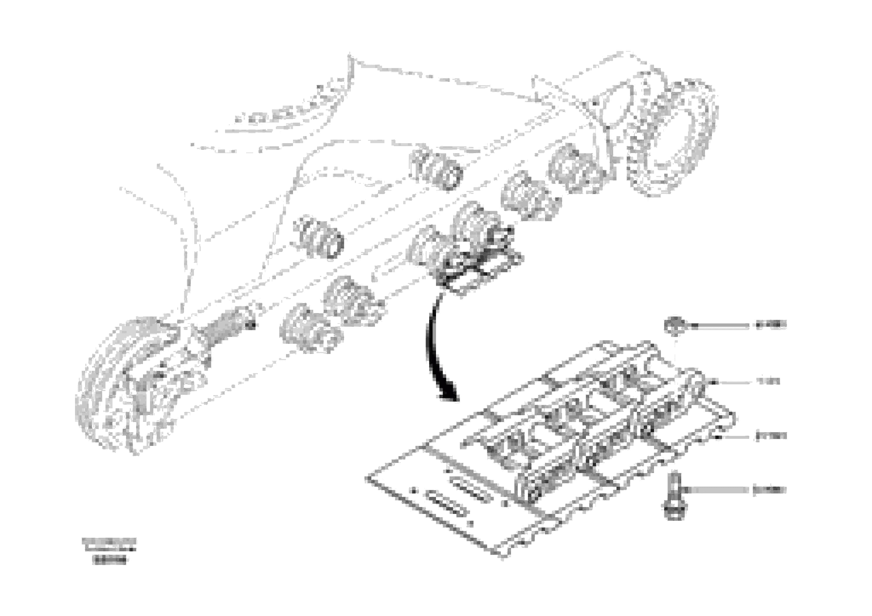 Схема запчастей Volvo EC240 - 18872 Undercarriage, track with shoes 