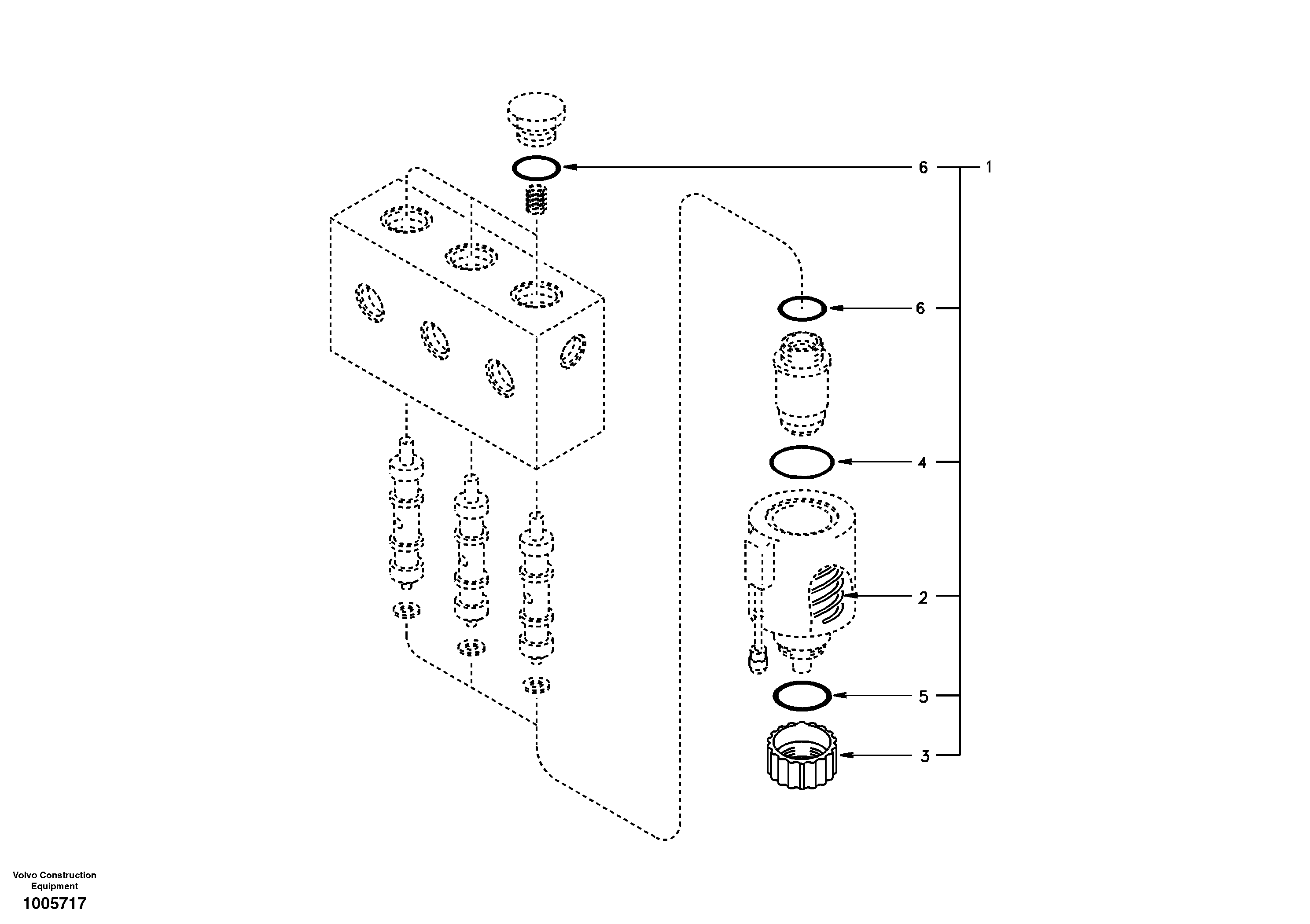 Схема запчастей Volvo EC240 - 17946 Servo system, solenoid valve 