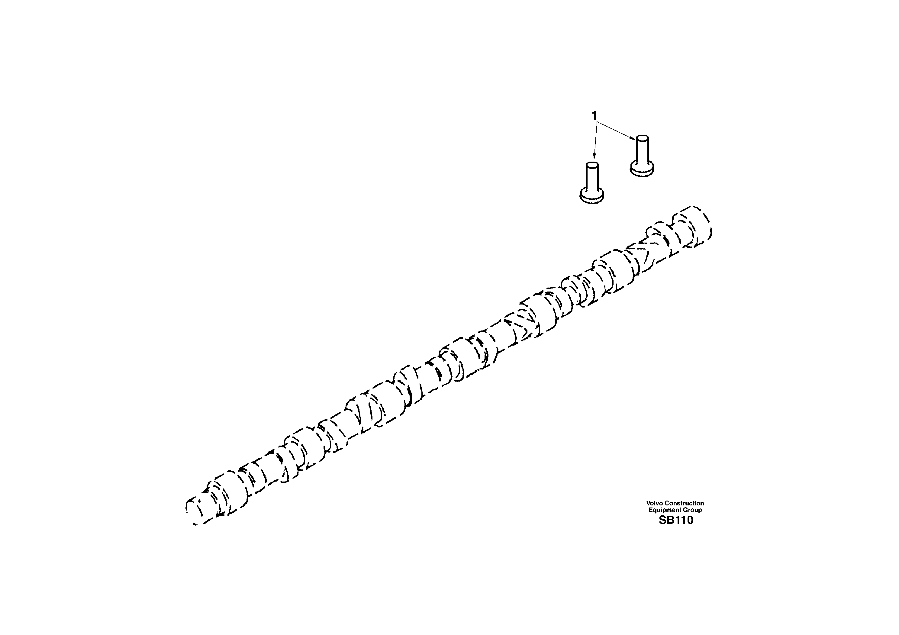 Схема запчастей Volvo EC240 - 17826 Valve tappet 