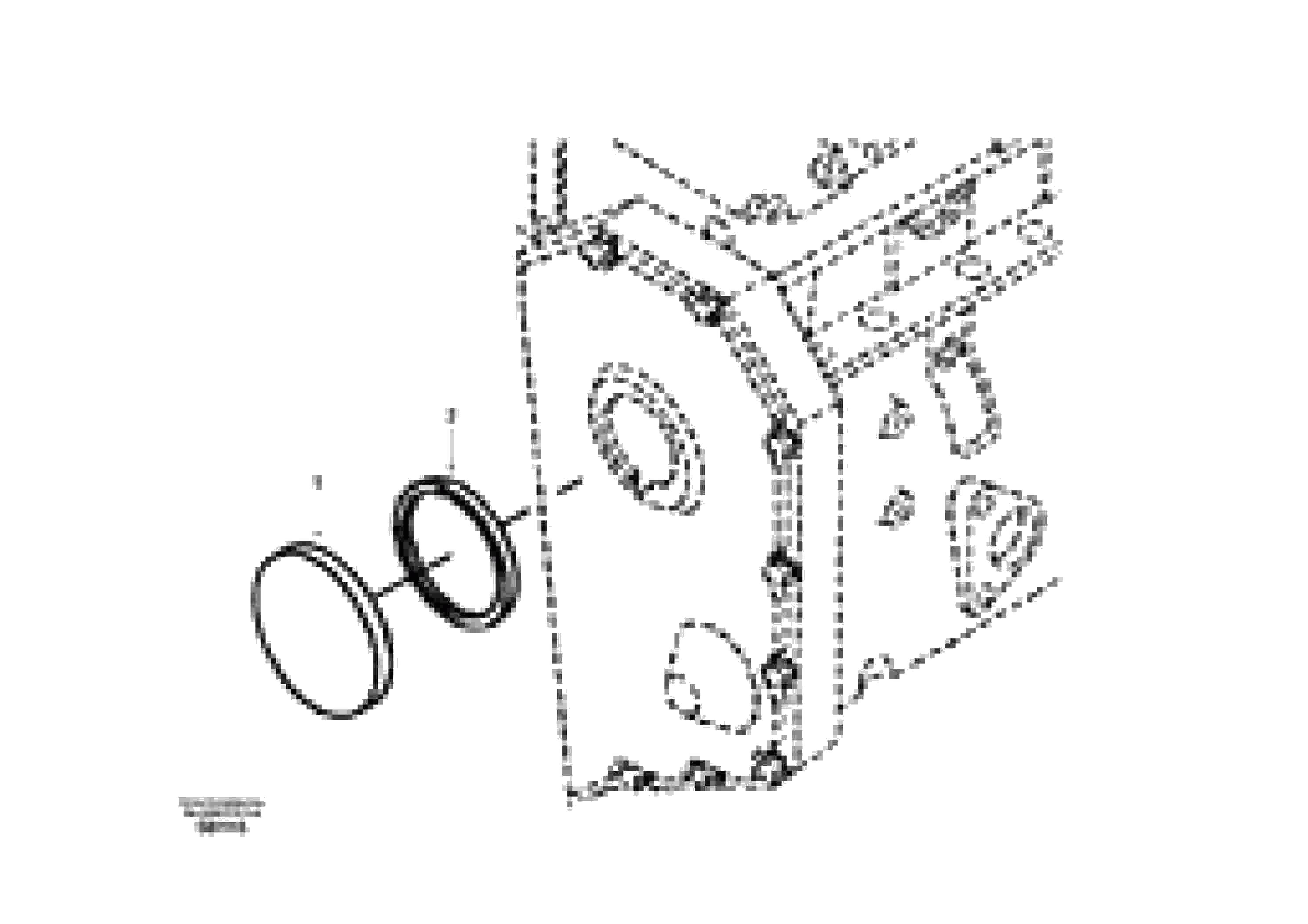 Схема запчастей Volvo EC240 - 17829 Tachometer drive cover 