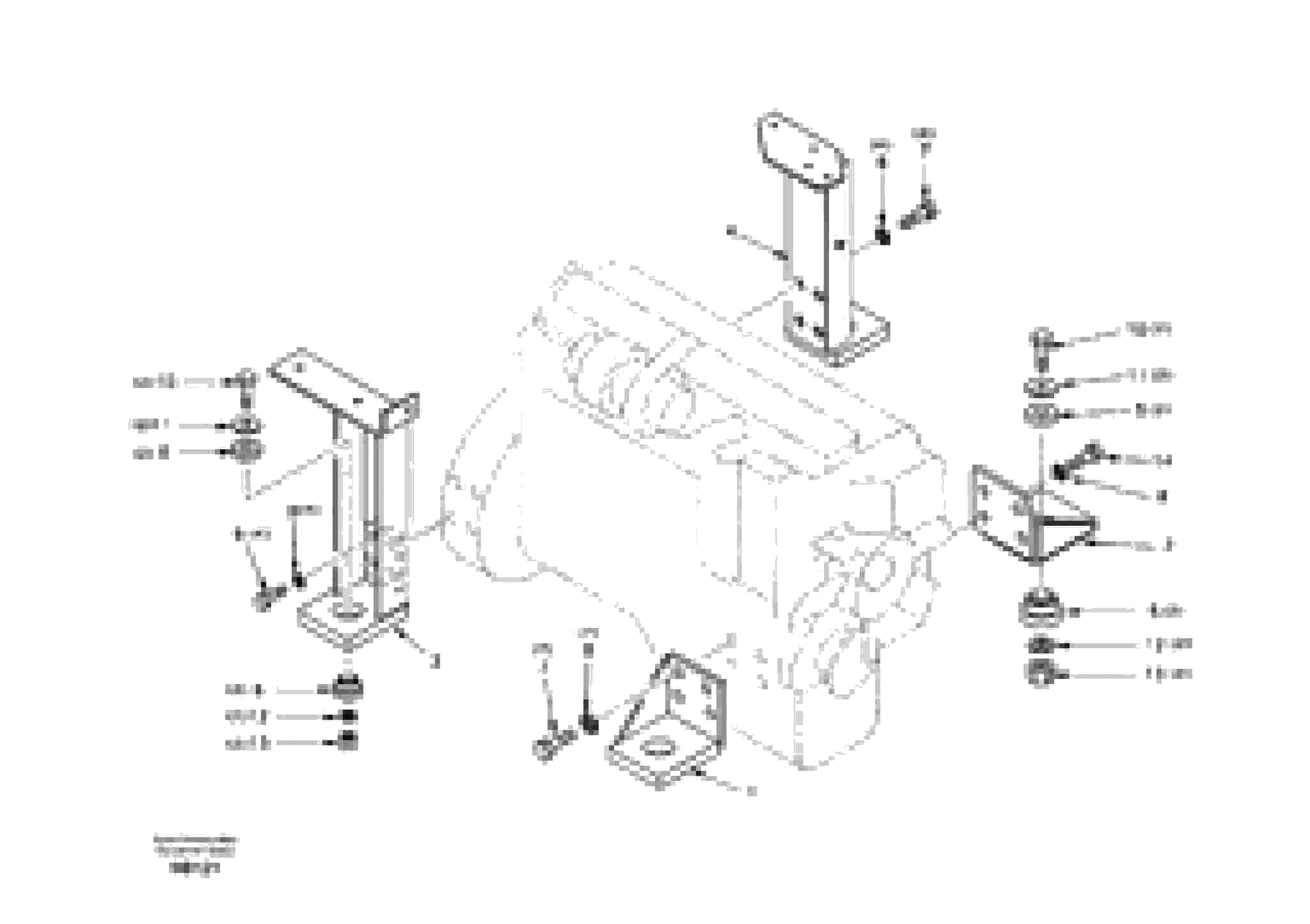 Схема запчастей Volvo EC240 - 101568 Engine mount 