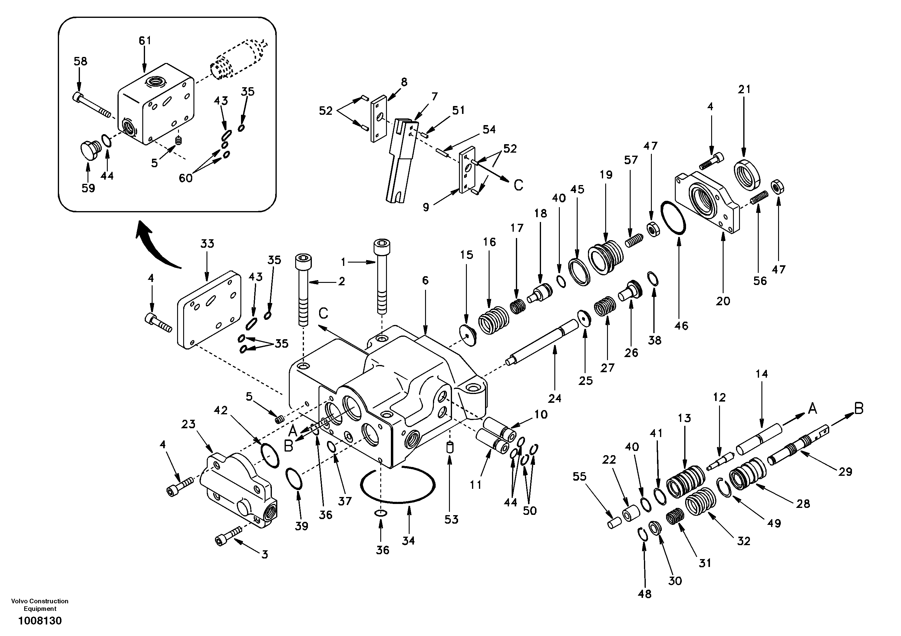 Схема запчастей Volvo EC140 - 32901 Regulator, hydraulic pump 