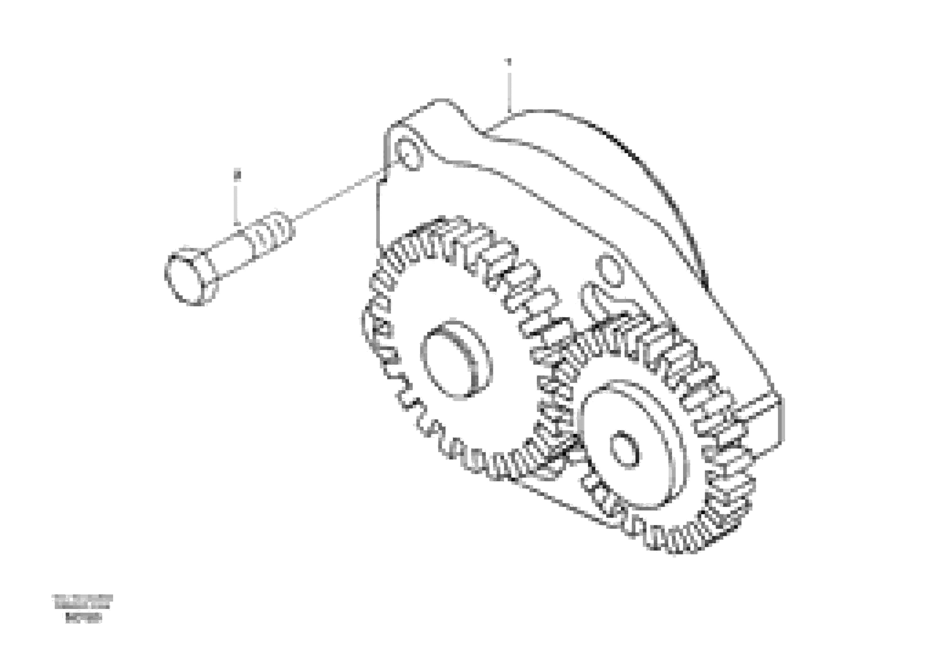 Схема запчастей Volvo EC140 - 36682 Насос масляный 