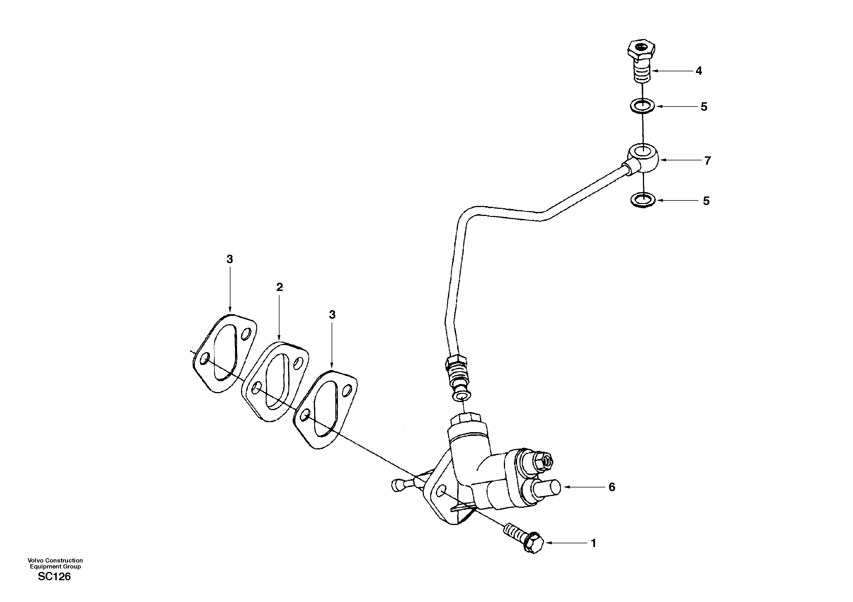 Схема запчастей Volvo EC140 - 36685 Fuel feed pump 