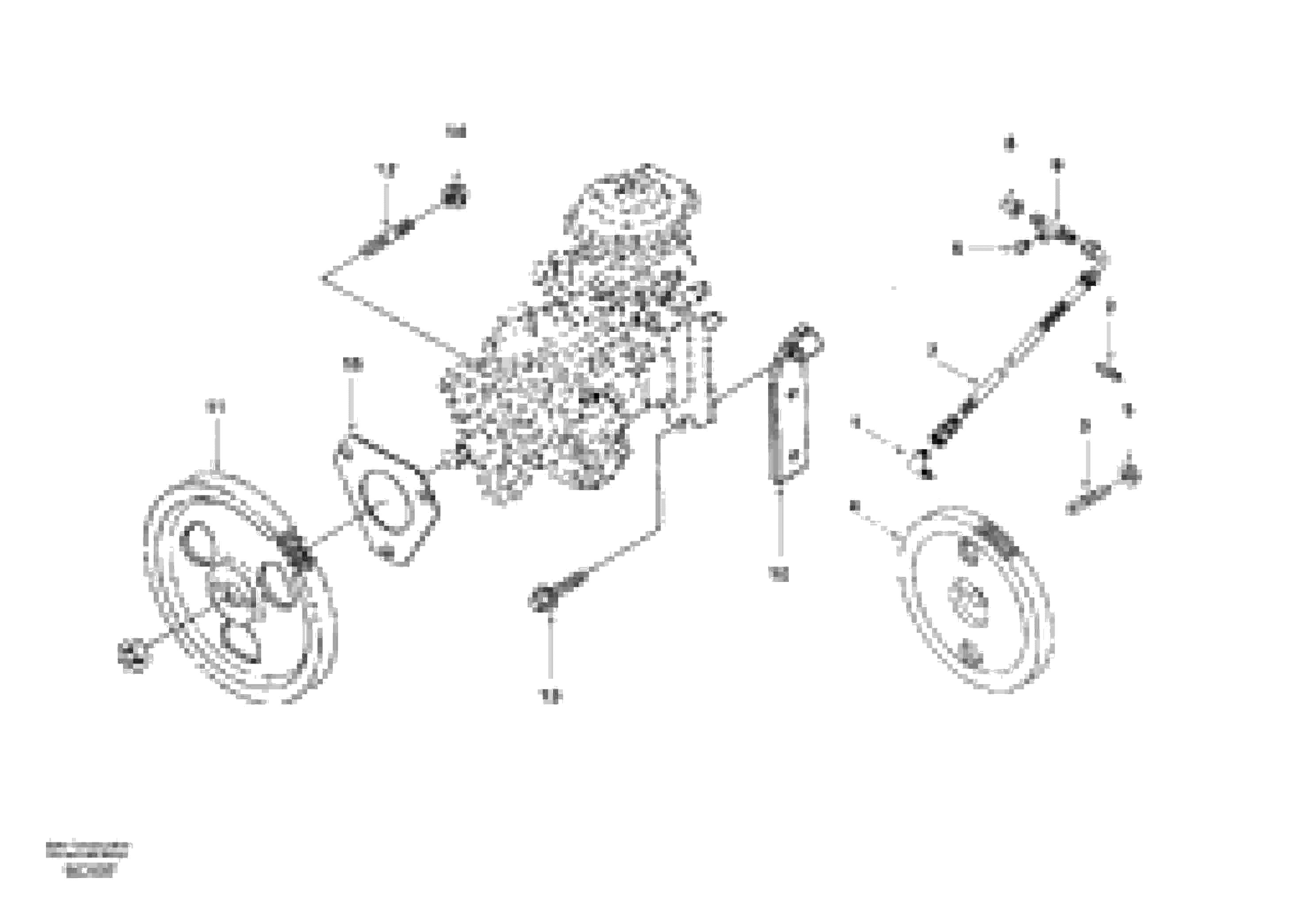 Схема запчастей Volvo EC140 - 36692 Drive for injection pump 