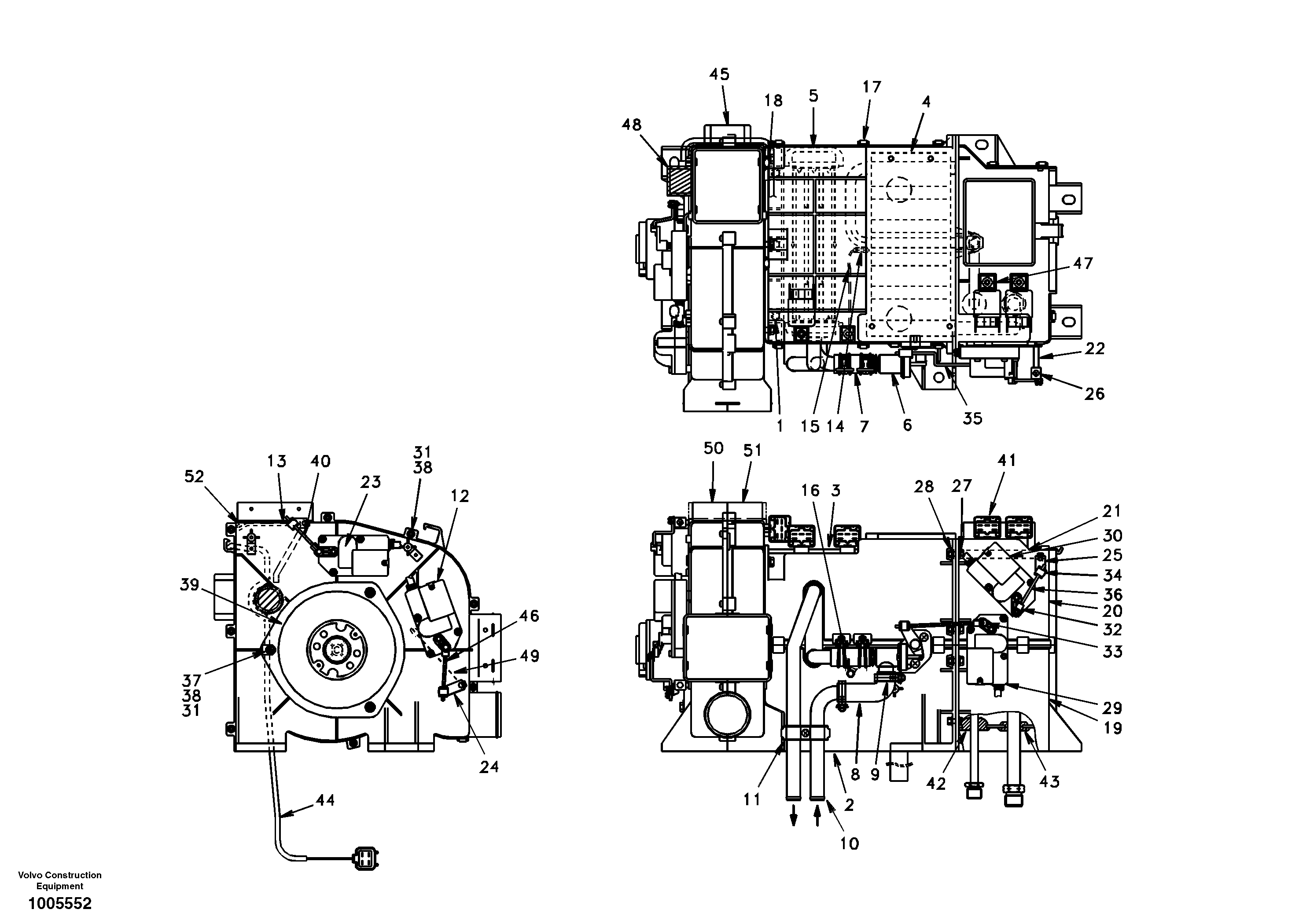 Схема запчастей Volvo EC290 - 11317 Air conditioning unit, cooling and heater 