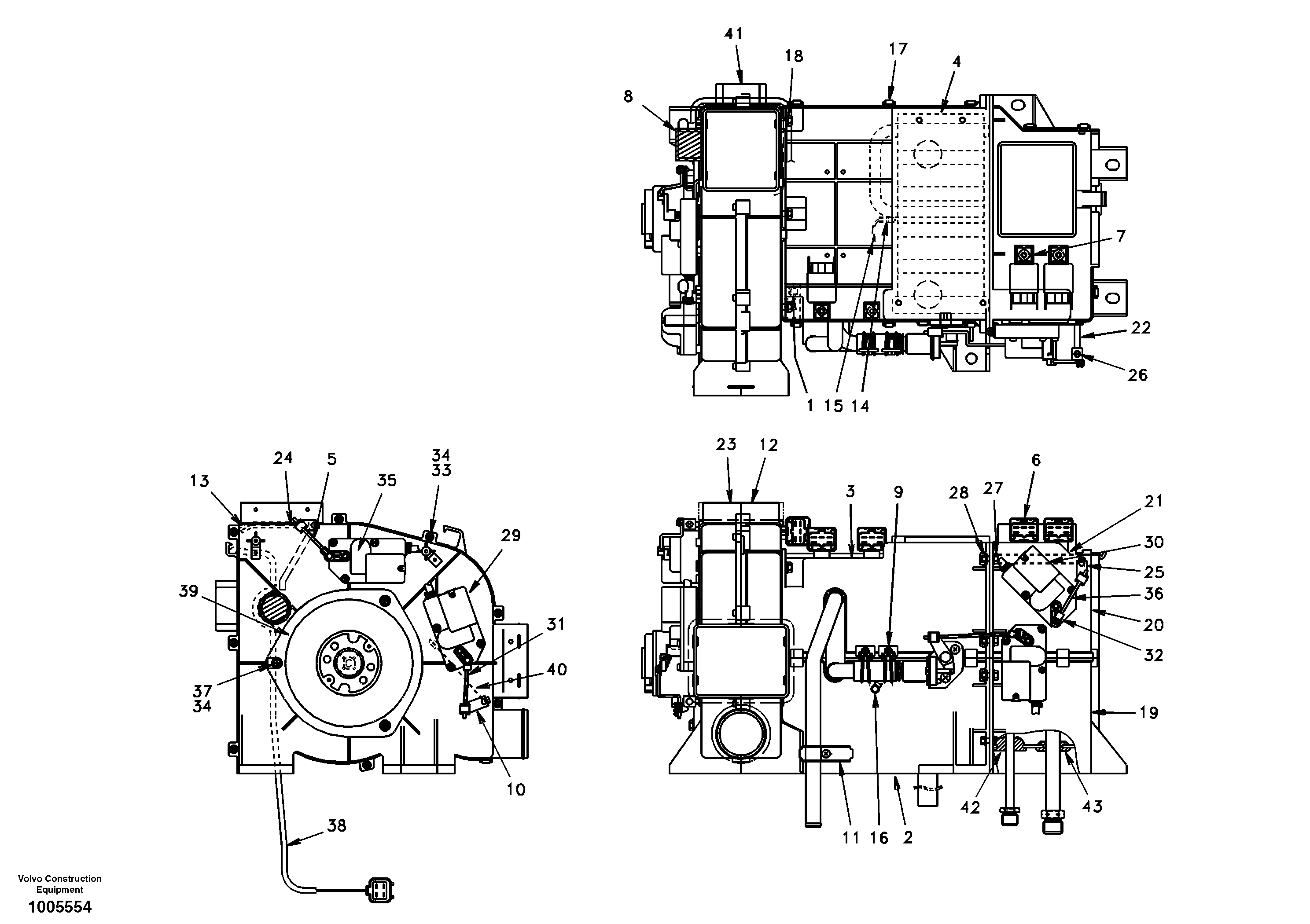 Схема запчастей Volvo EC290 - 11321 Cooling unit 