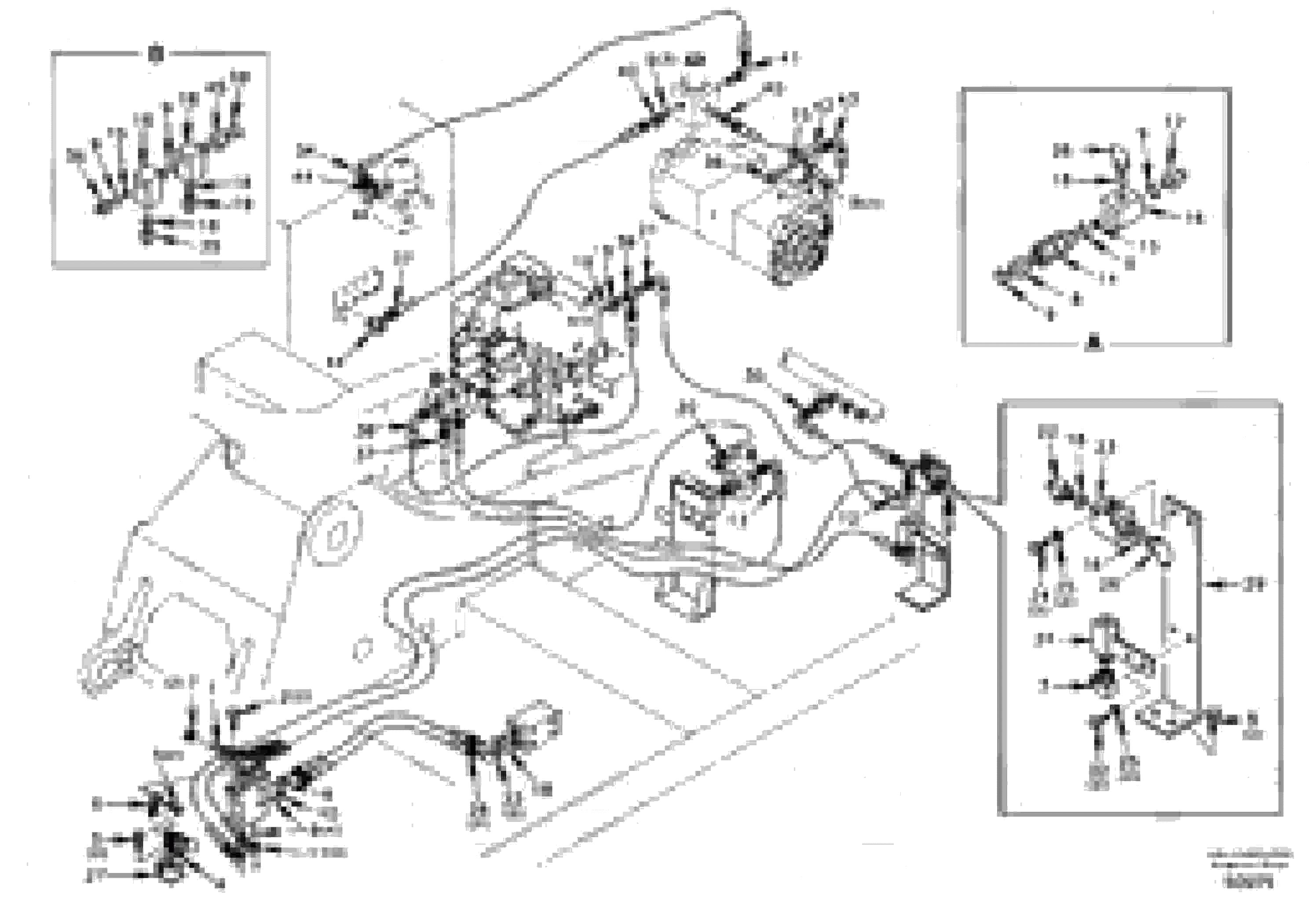 Схема запчастей Volvo EC290 - 18096 Working hydraulic, hammer and shear for 1st pump flow 