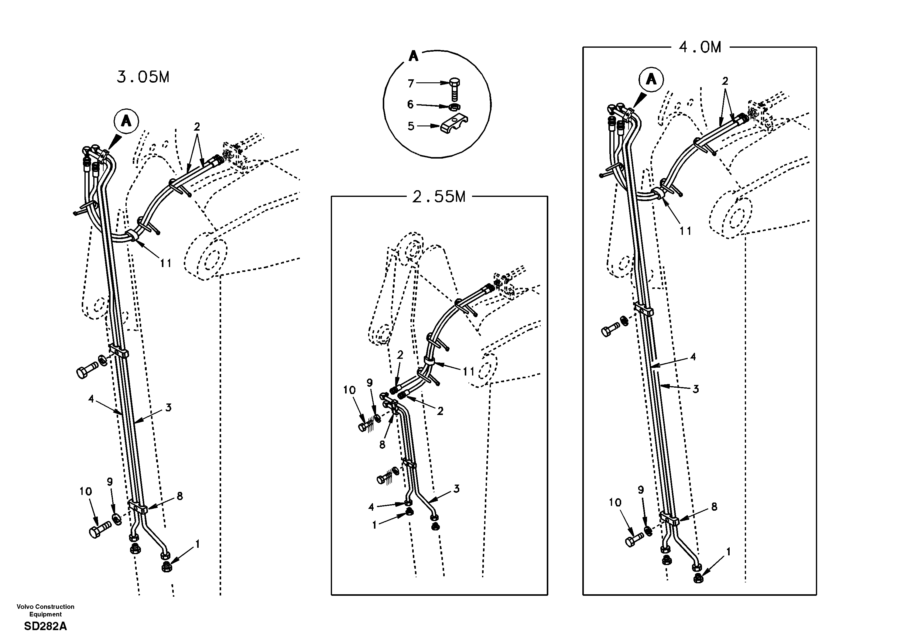 Схема запчастей Volvo EC290 - 85703 Rotator hydraulic, dipper arm 