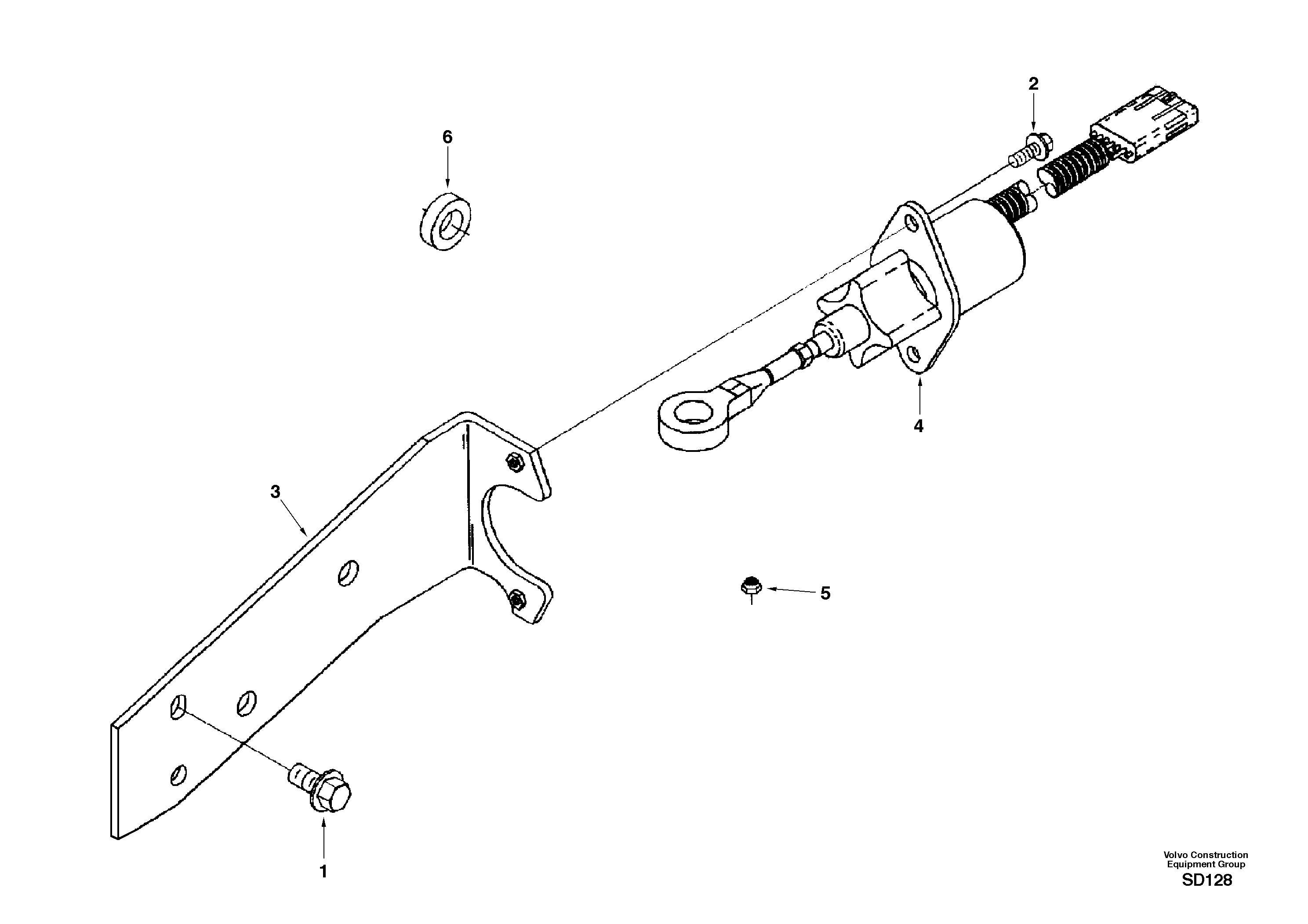 Схема запчастей Volvo EC290 - 66179 Fuel shut-off valve 