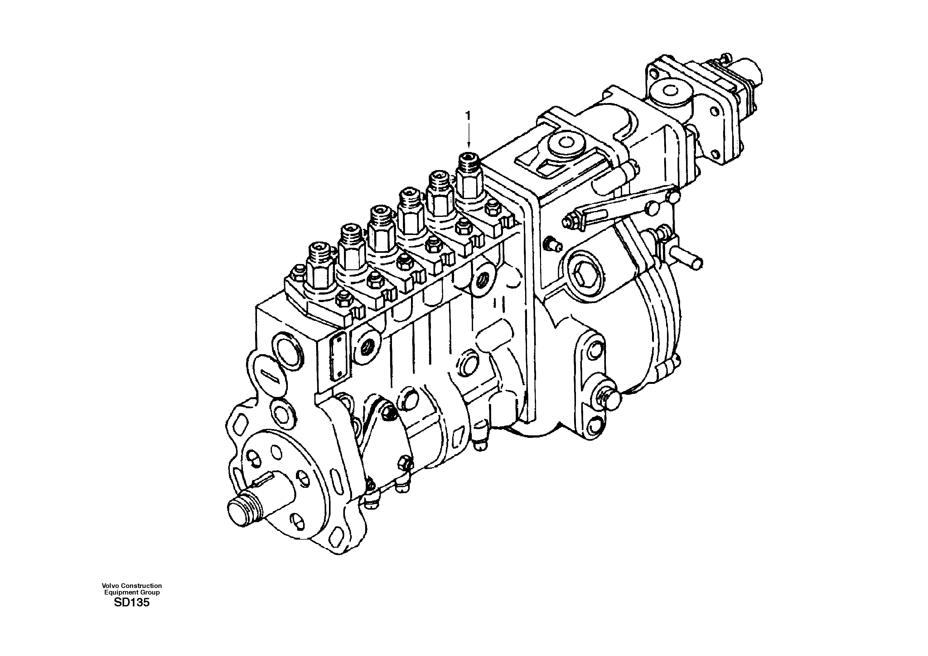 Схема запчастей Volvo EC290 - 28748 Насос 