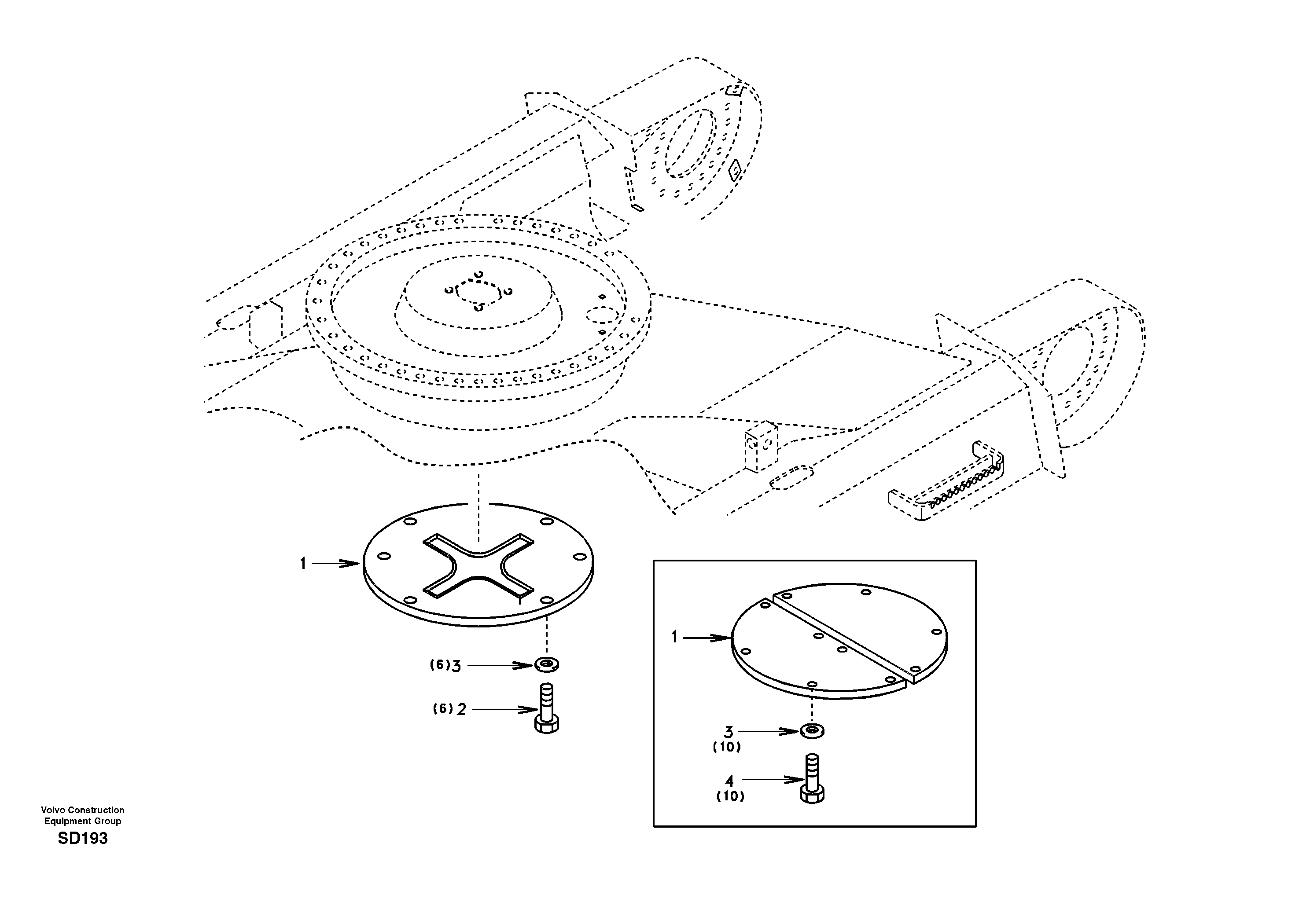 Схема запчастей Volvo EC290 - 18946 Protecting plate 