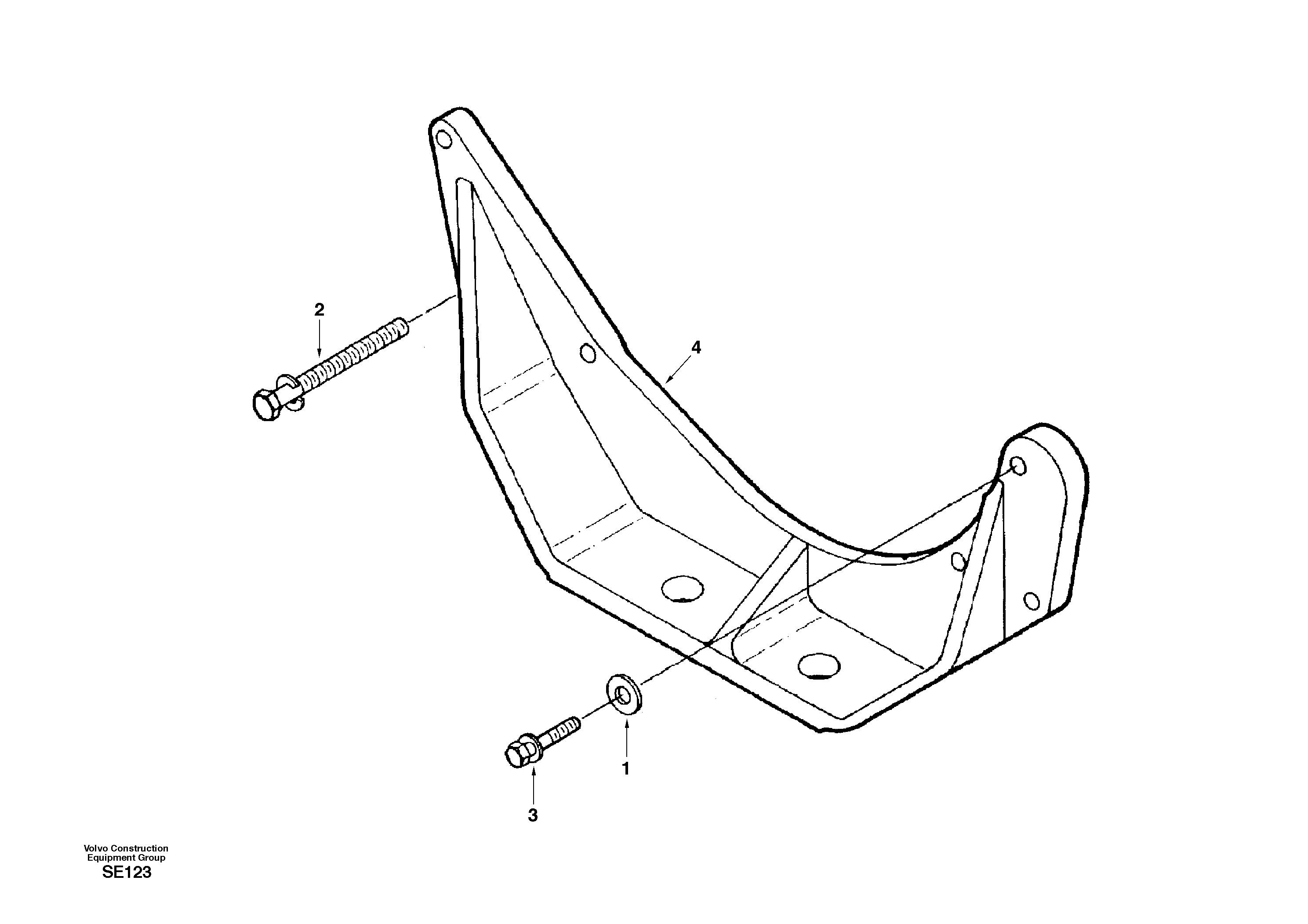 Схема запчастей Volvo EC360 - 30837 Engine mount 