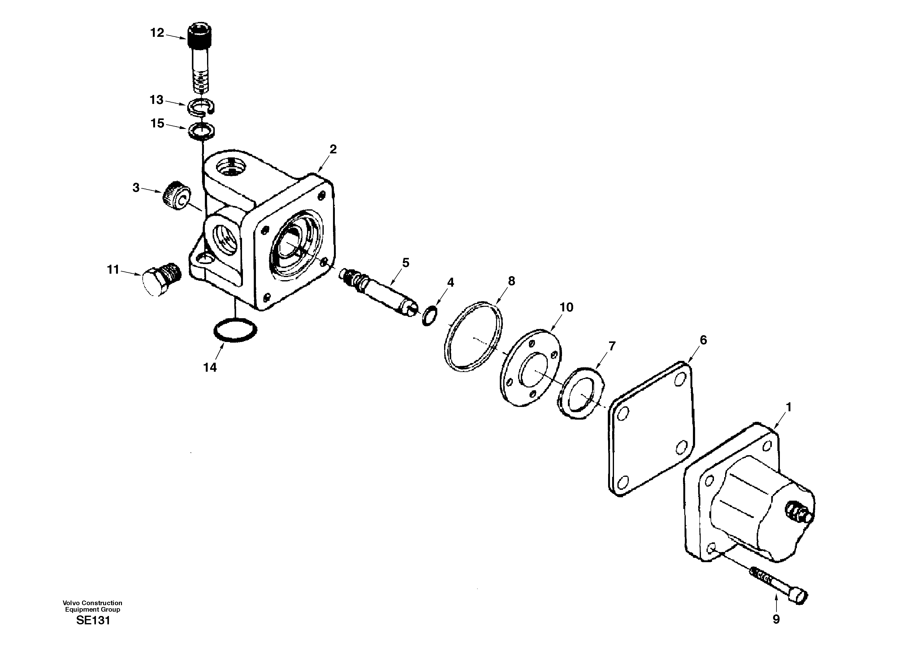 Схема запчастей Volvo EC360 - 32004 Fuel shut-off valve 