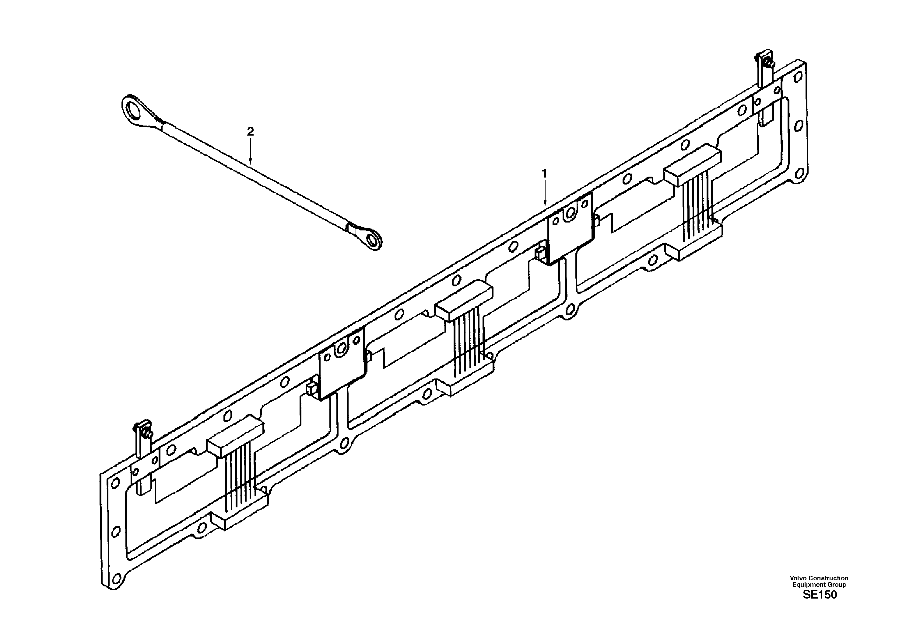 Схема запчастей Volvo EC360 - 30848 Inlet air heater 