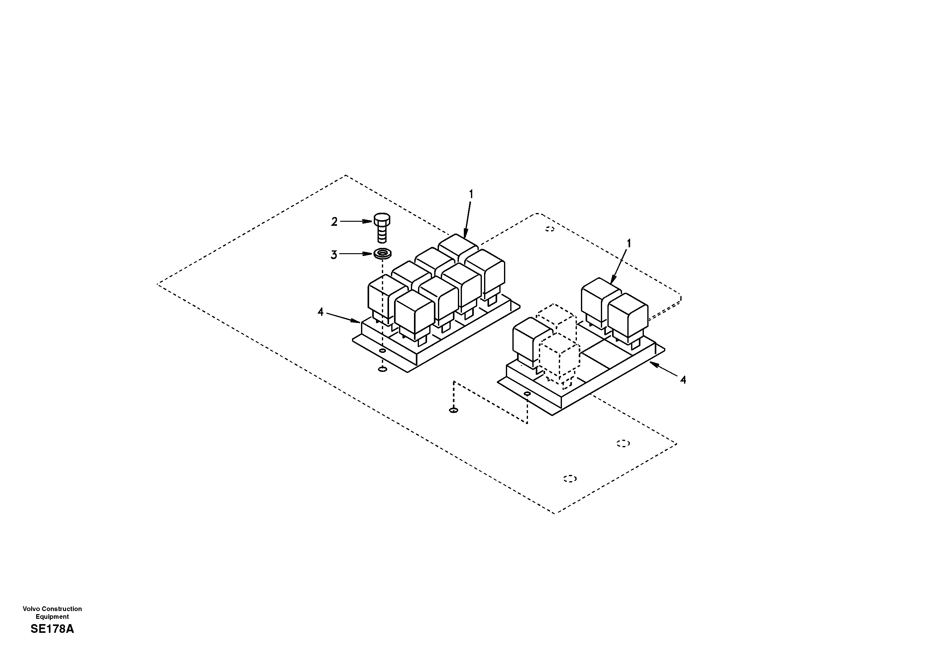 Схема запчастей Volvo EC360 - 35248 Electrical relay 